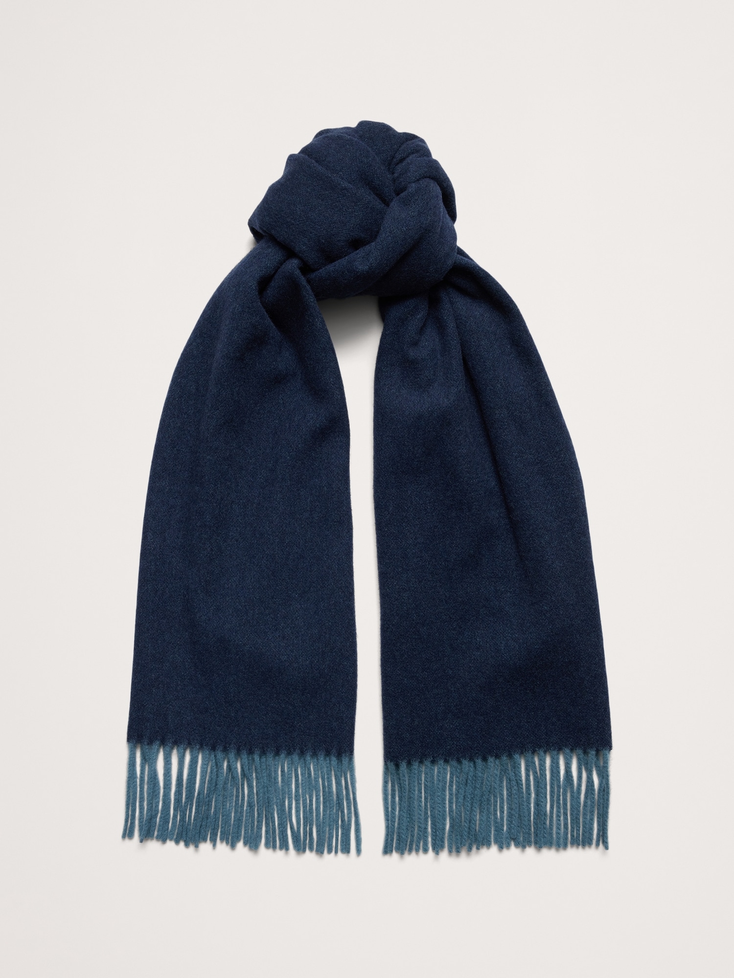 Écharpe en mélange de laine et cachemire italien