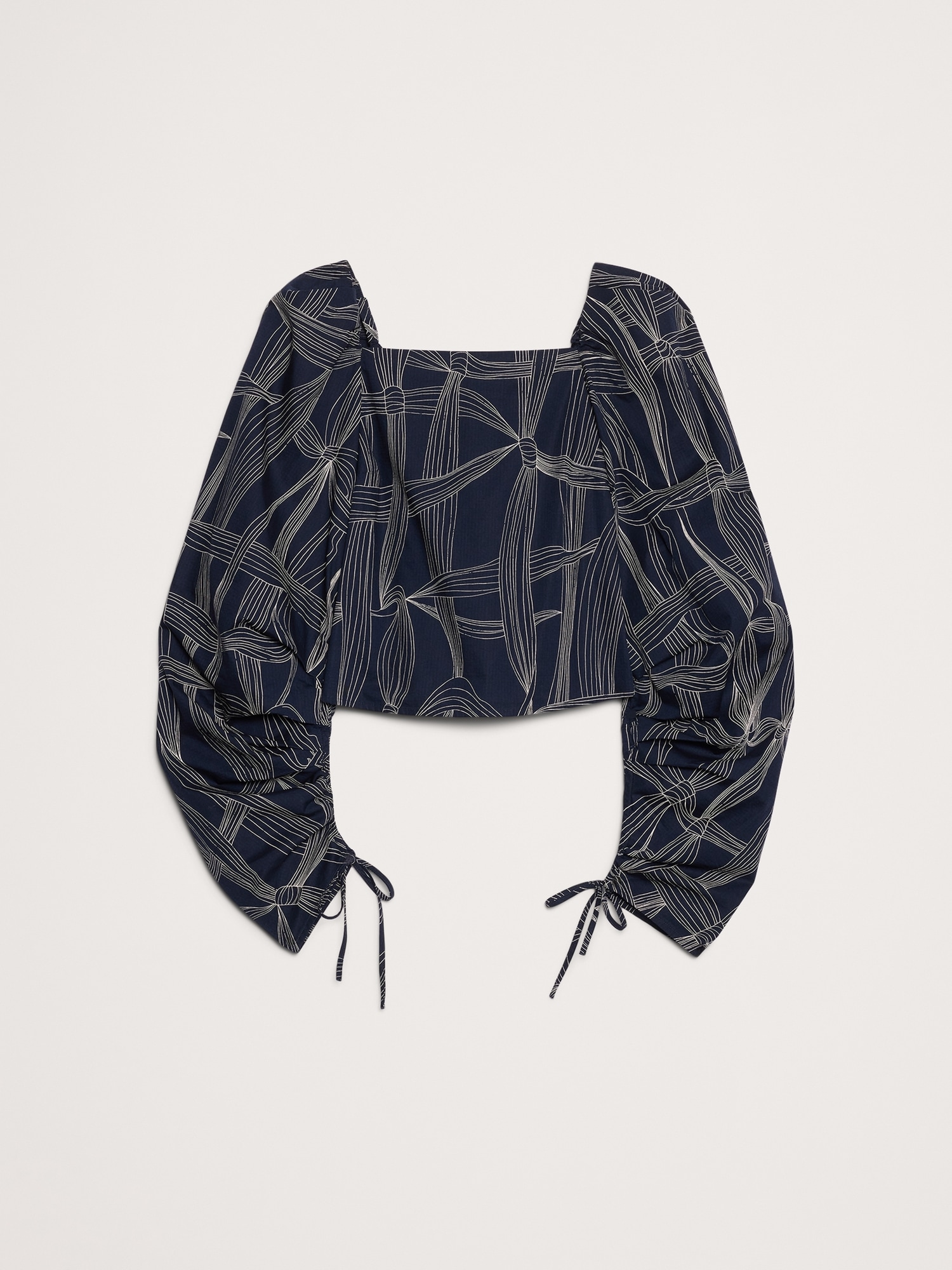 L'image numéro 4 présente Haut en coton extensible à encolure carrée