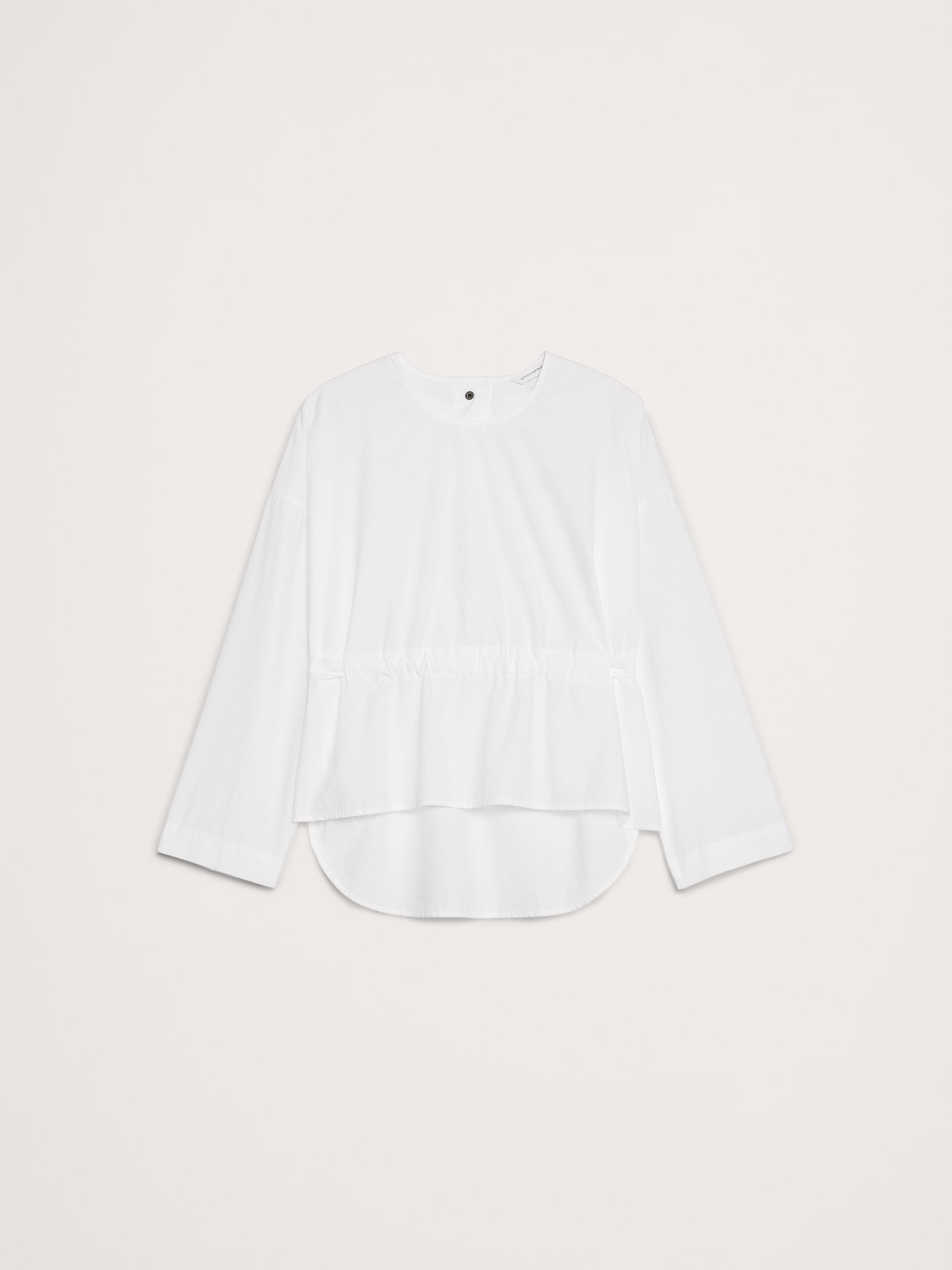 Image number 5 showing, Cotton Poplin Cinch-Waist Top