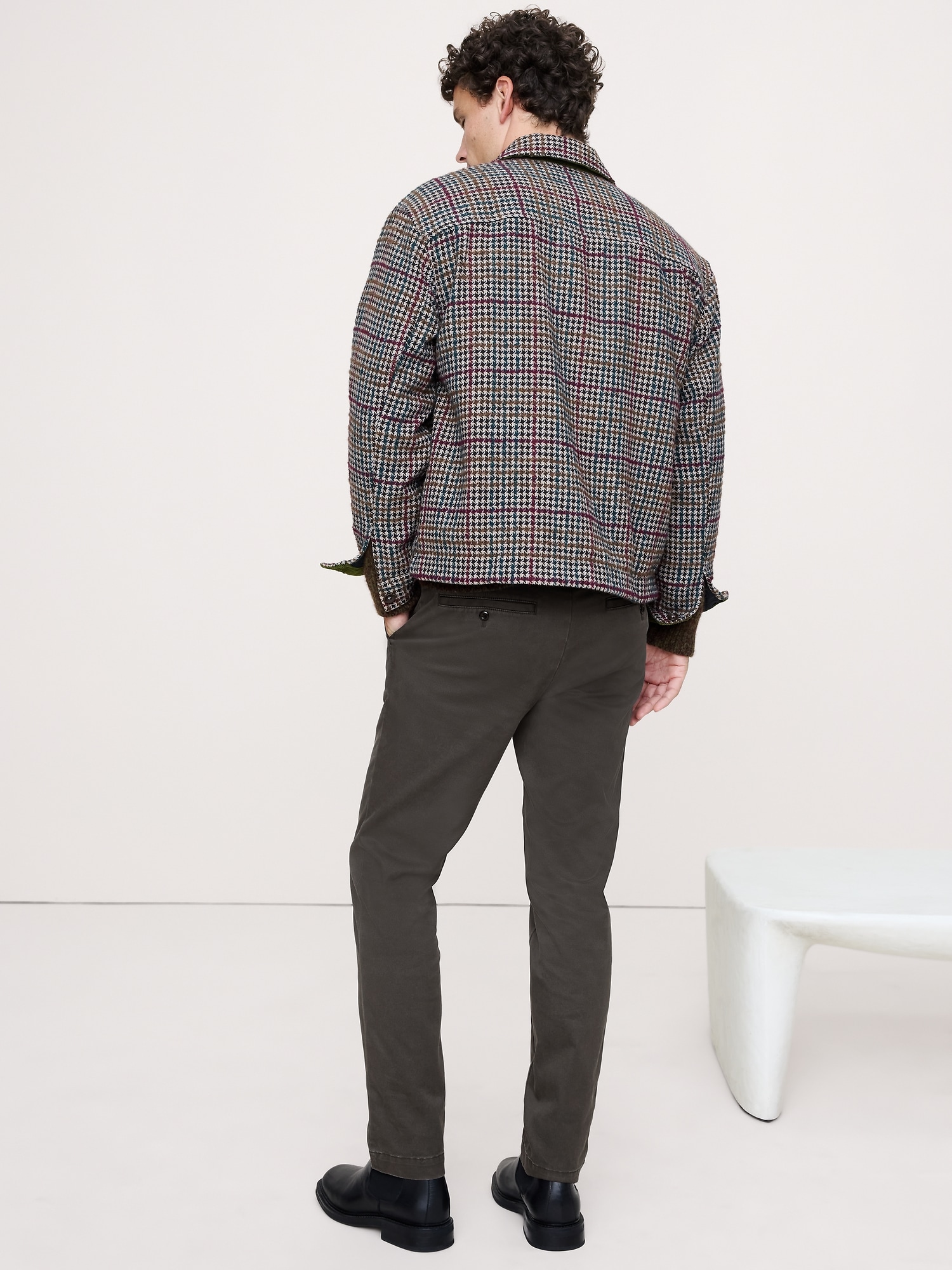 L'image numéro 6 présente Chino étroit rodé