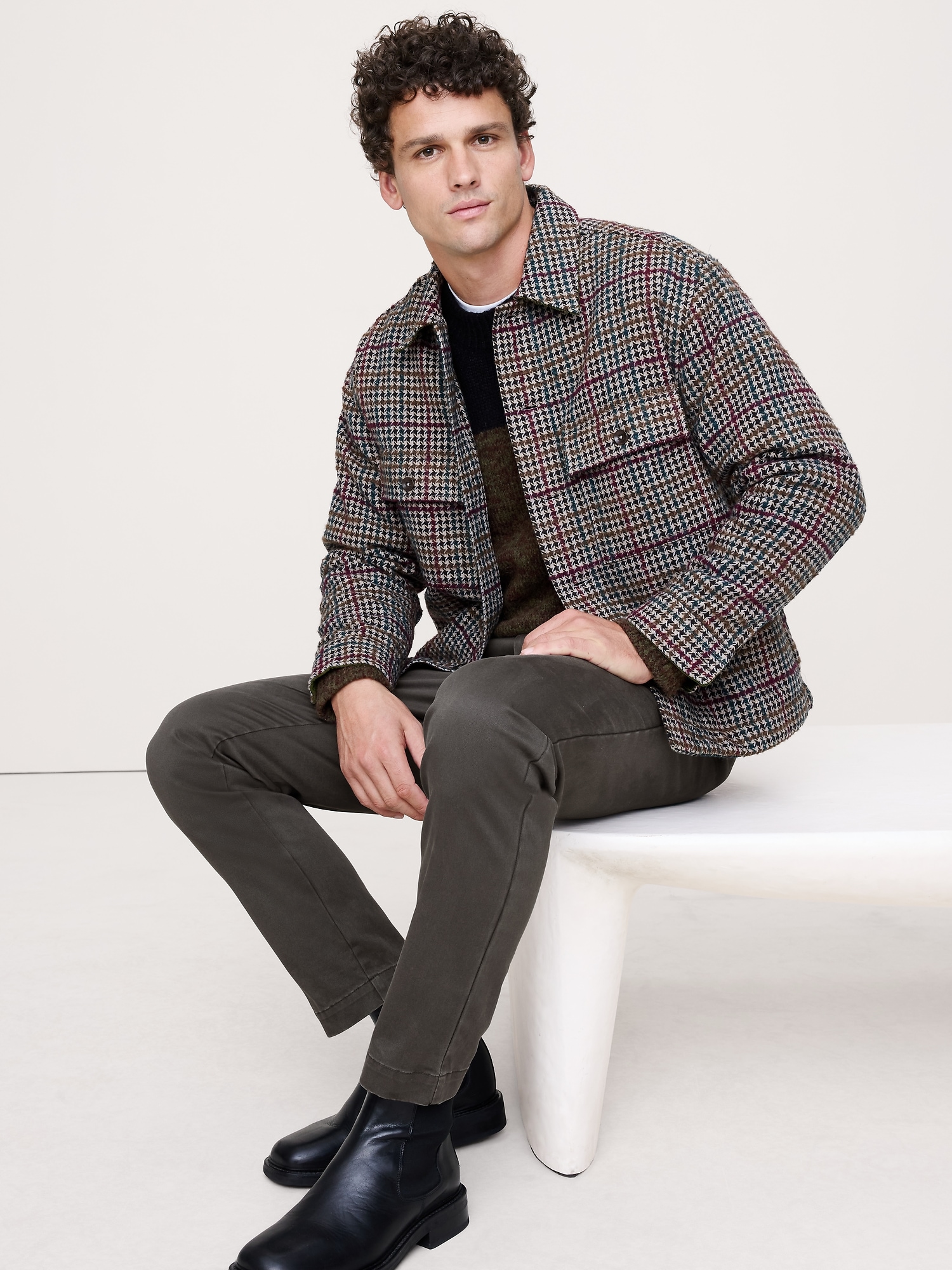 L'image numéro 7 présente Chino étroit rodé