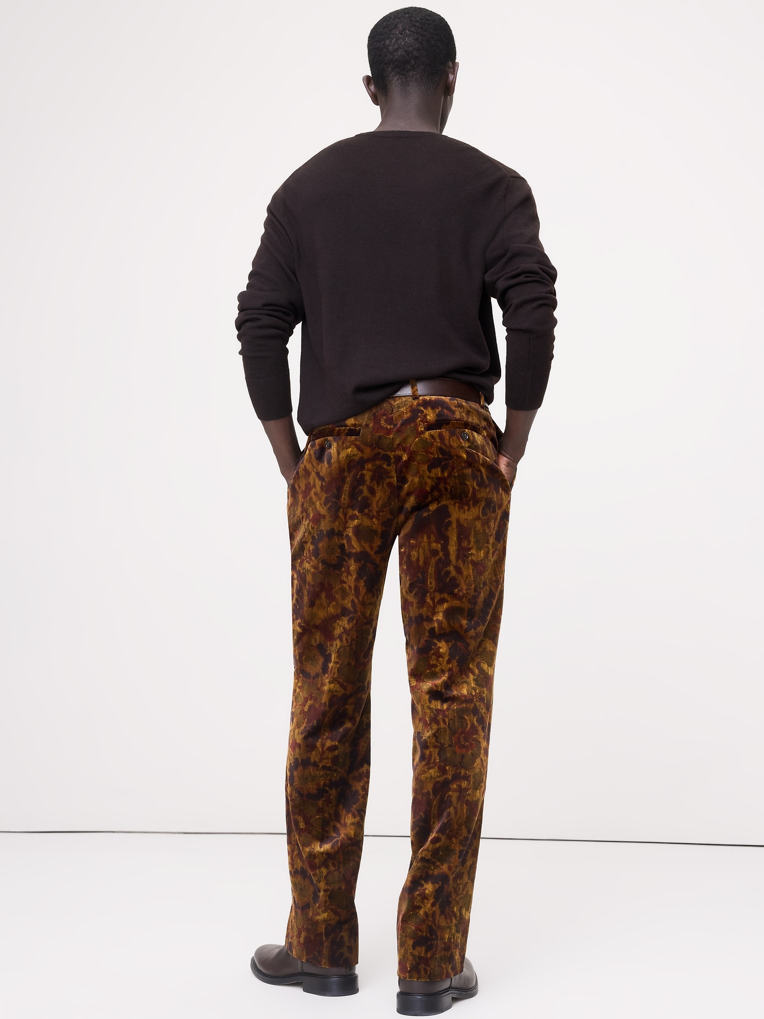 Image number 6 showing, Straight Velvet Pant