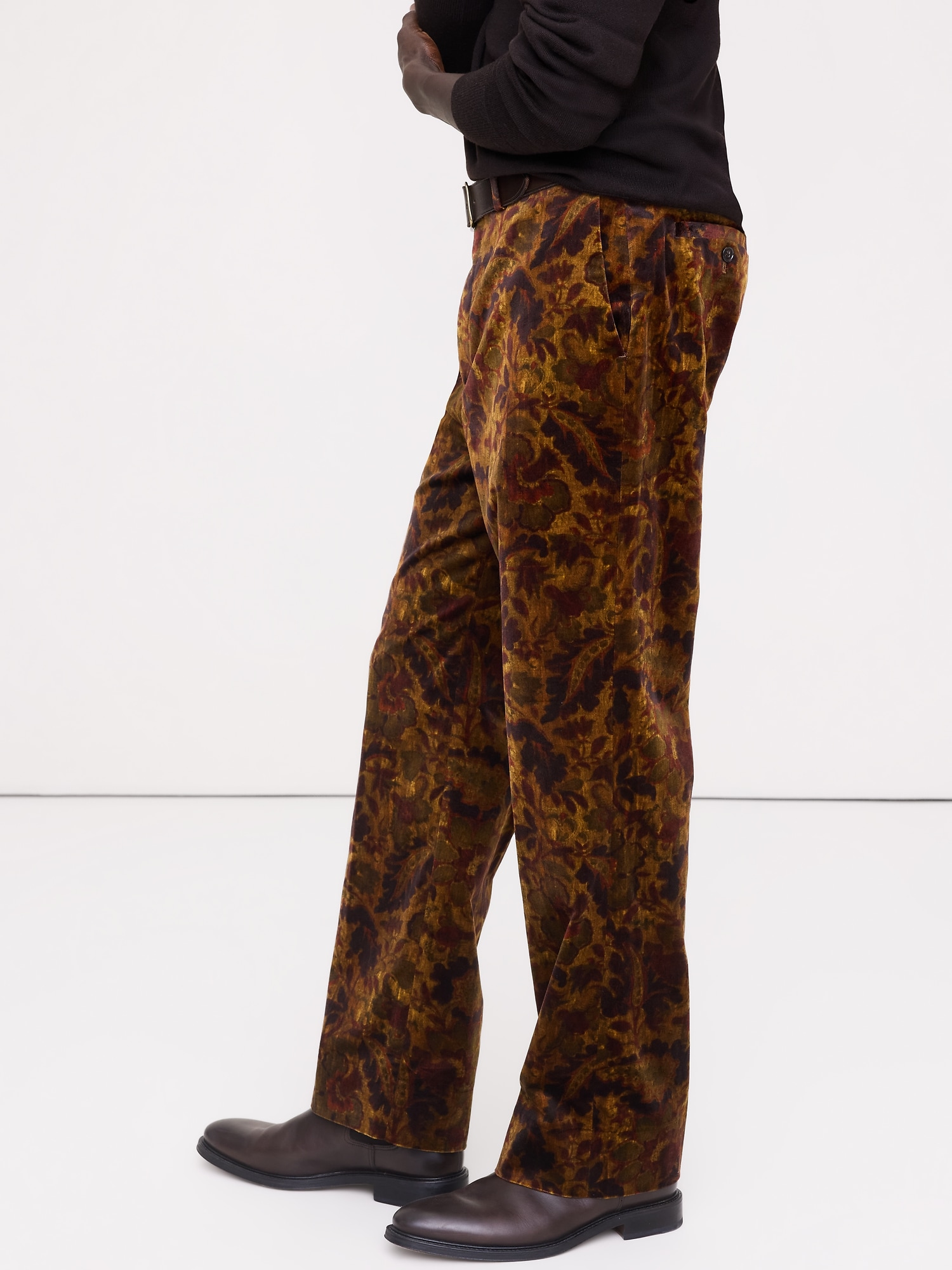 Image number 7 showing, Straight Velvet Pant