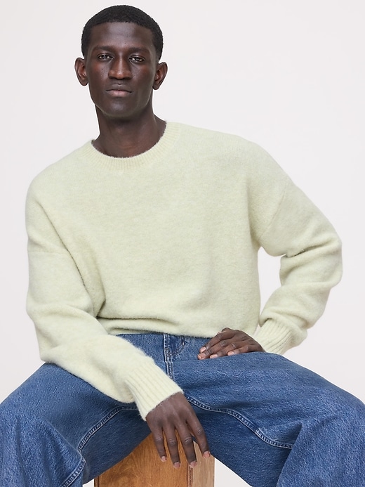 Italian Alpaca-Wool Blend Sweater | Banana Republic