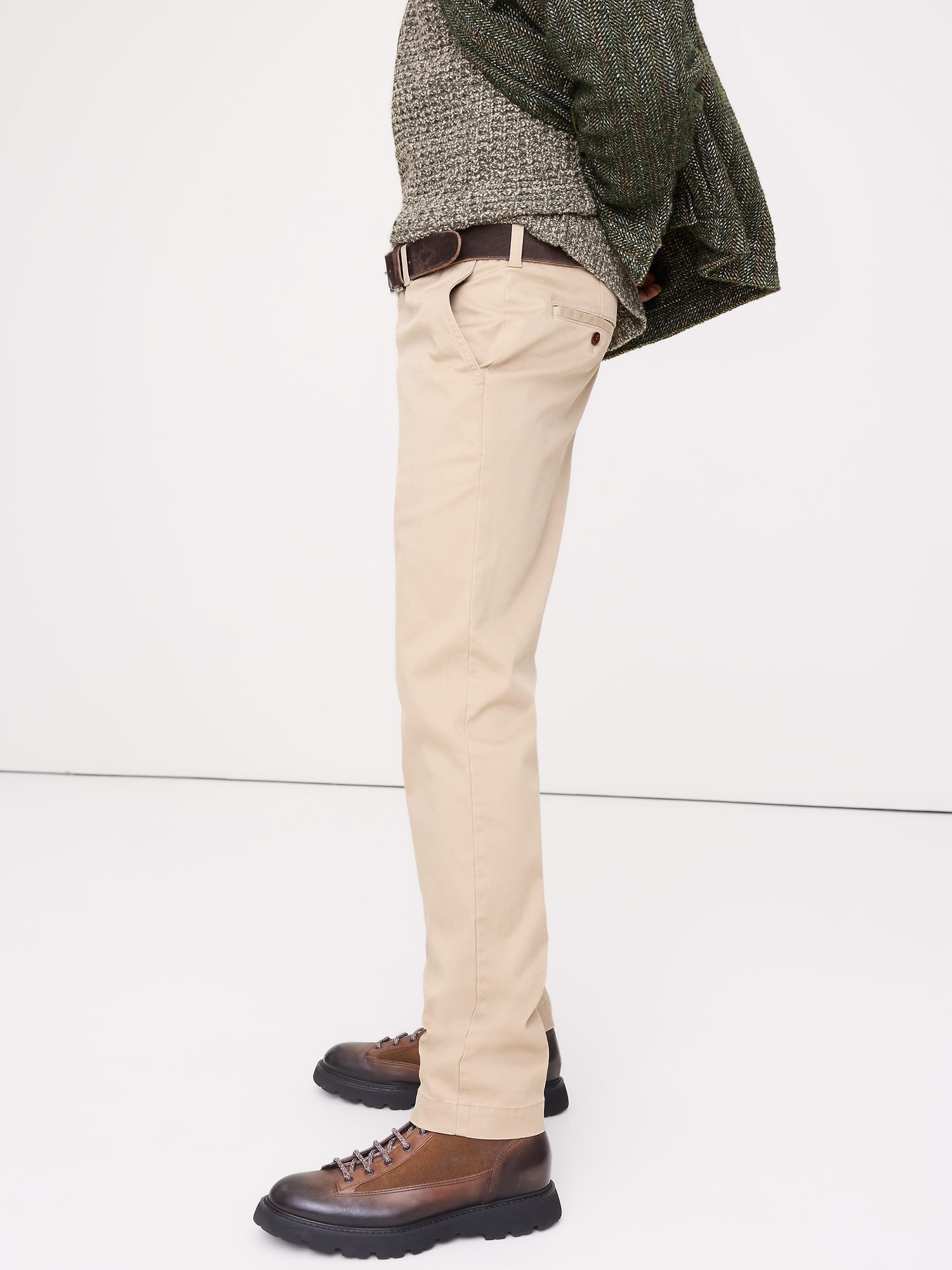 L'image numéro 4 présente Chino étroit rodé