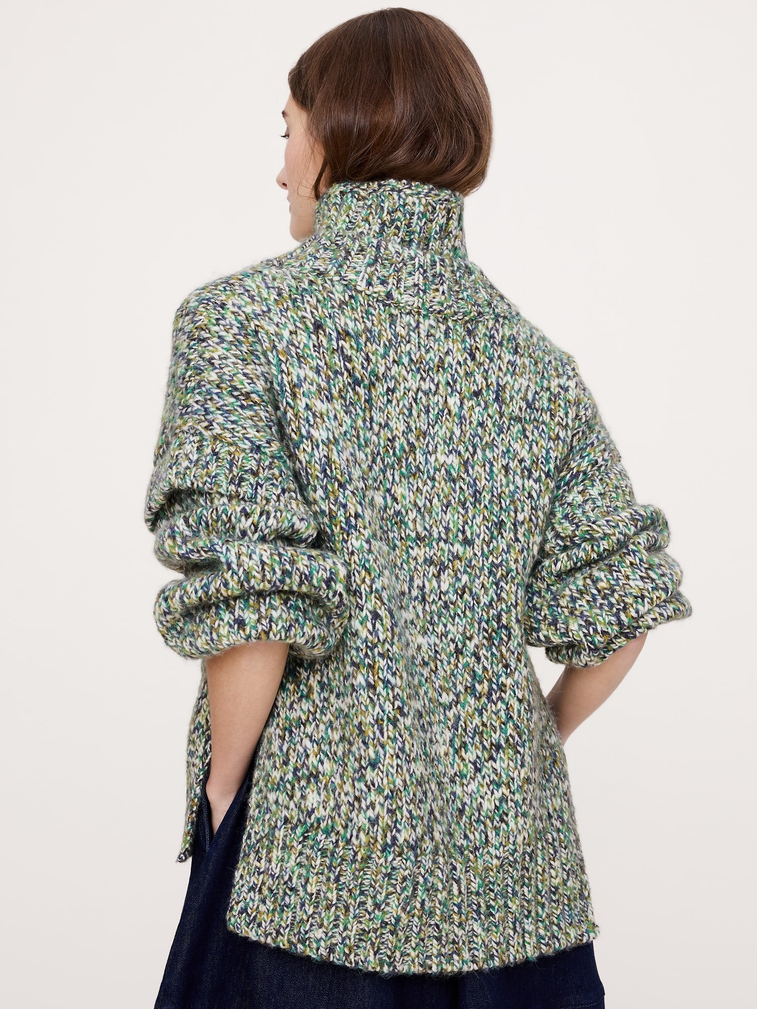 Wool-Alpaca Blend Sweater Tunic