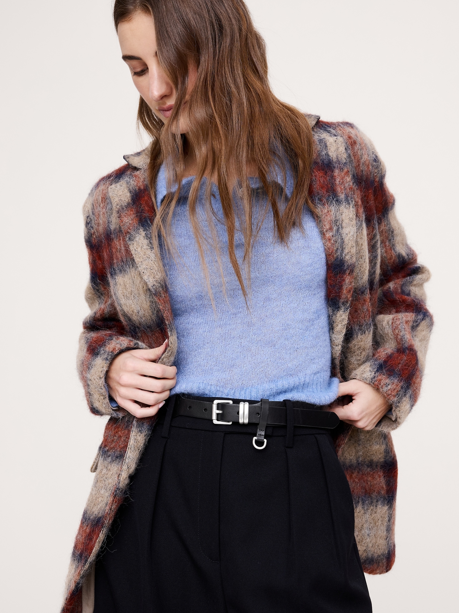 Image number 2 showing, Leather Tapered Belt