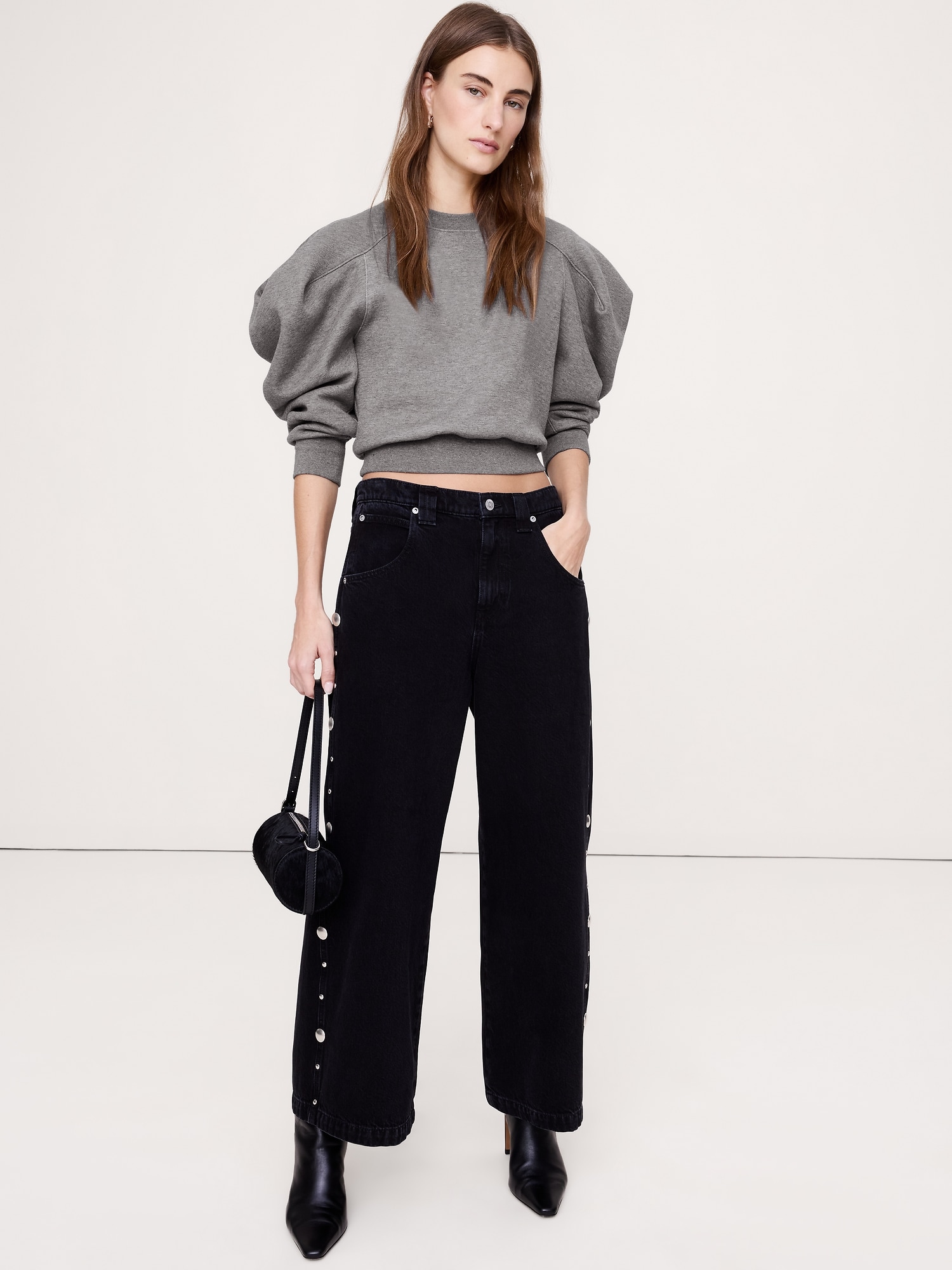 CHANDAIL À MANCHES BOUFFANTES