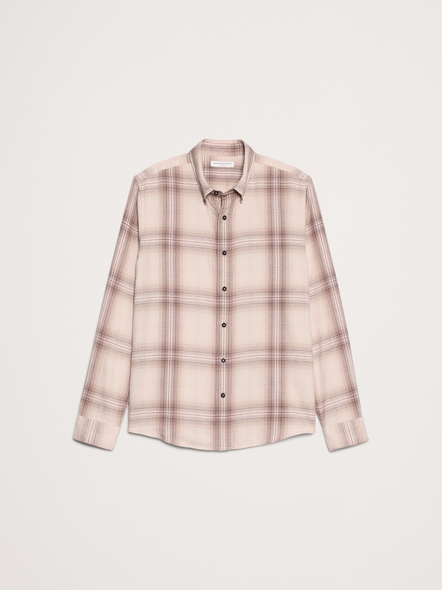 Image number 7 showing, Standard-Fit Lightweight Flannel Shirt
