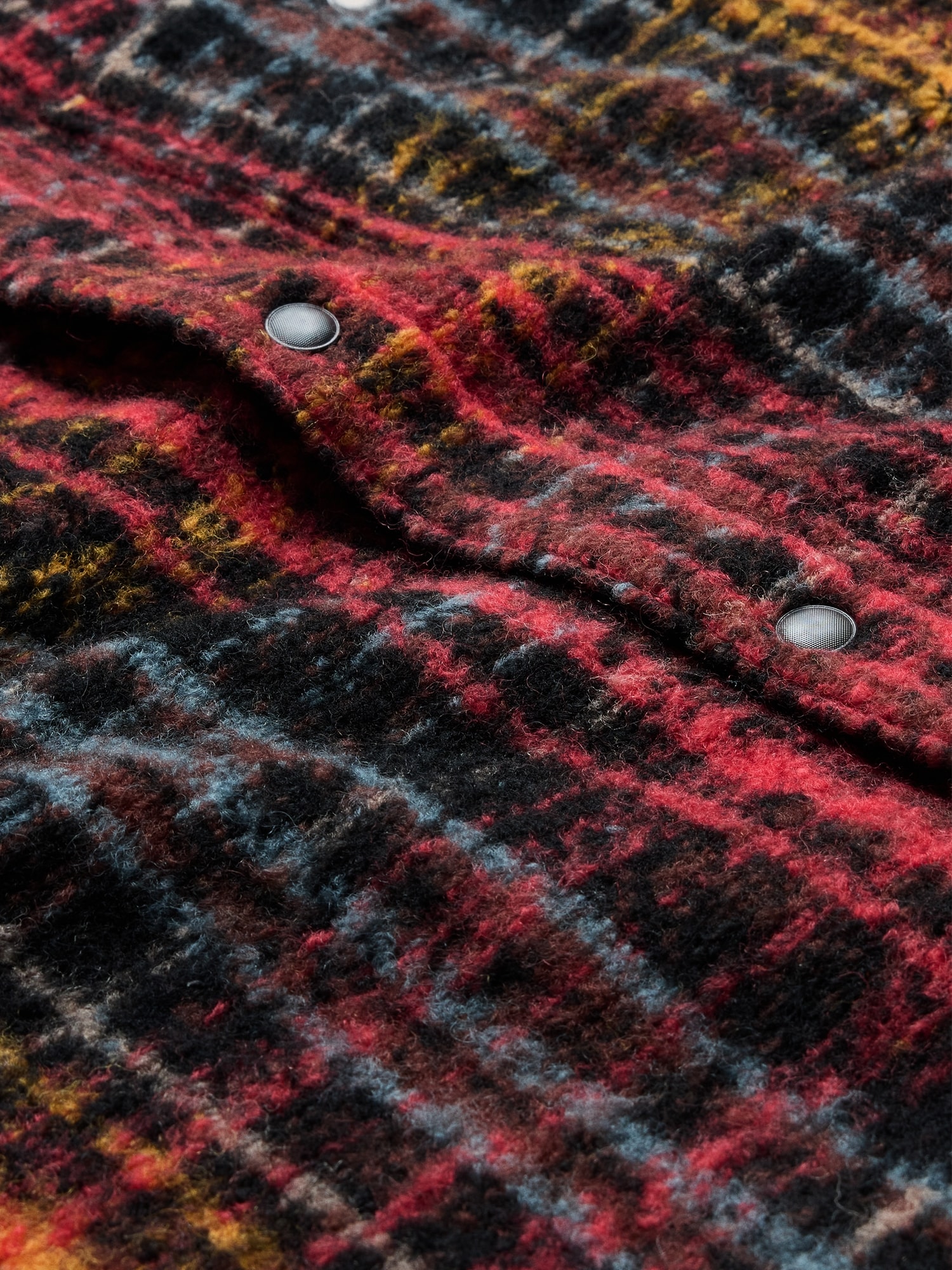 Image number 7 showing, Plaid Bouclé Shirt Jacket