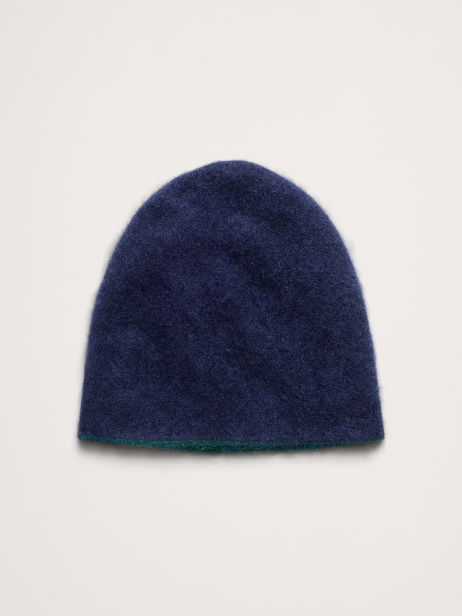 Image number 6 showing, Reversible Brushed Wool-Cashmere Beanie