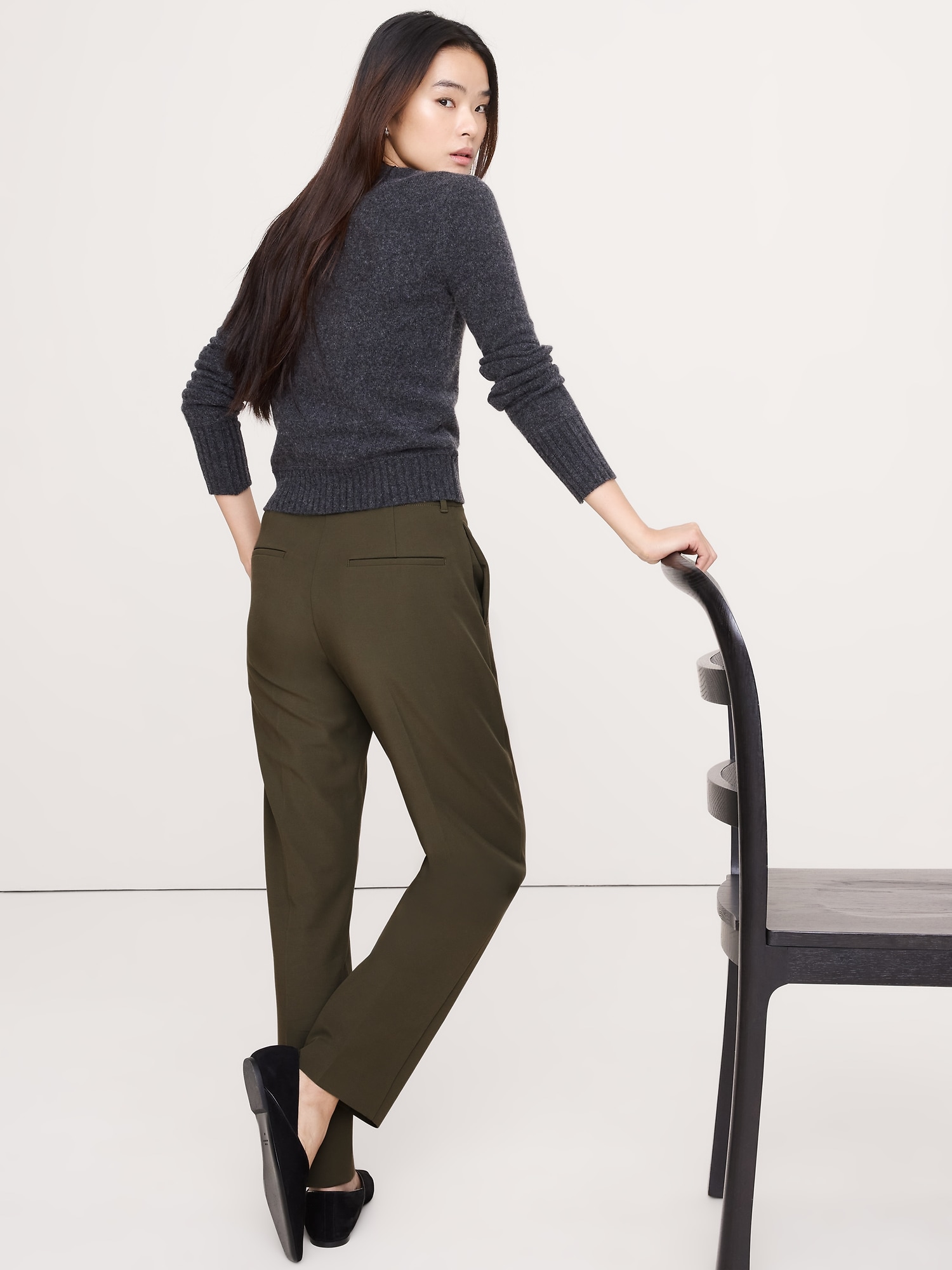 Image number 3 showing, High-Rise Modern Slim Refined Ankle Pant
