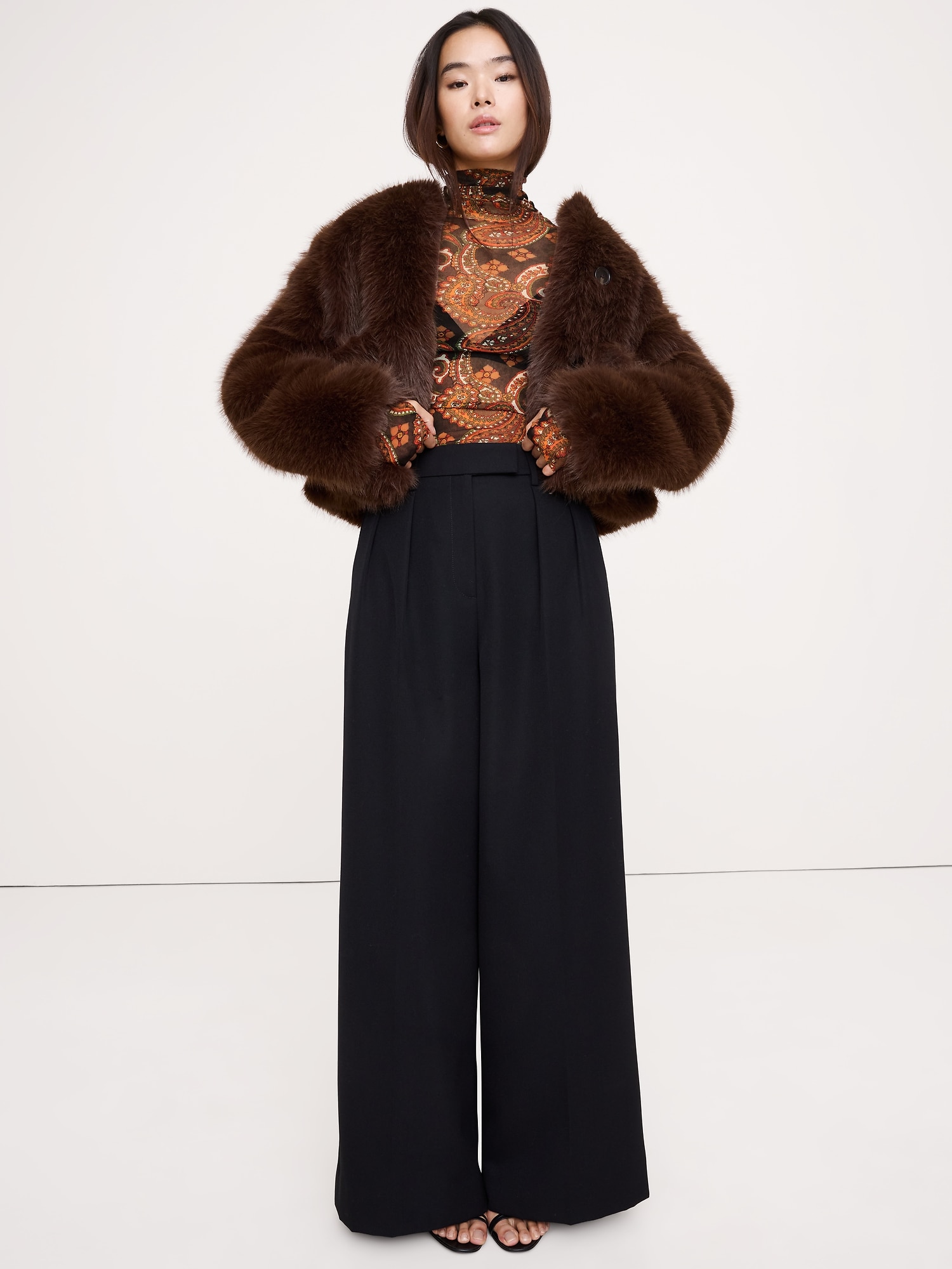 Image number 3 showing, Mesh Turtleneck Top