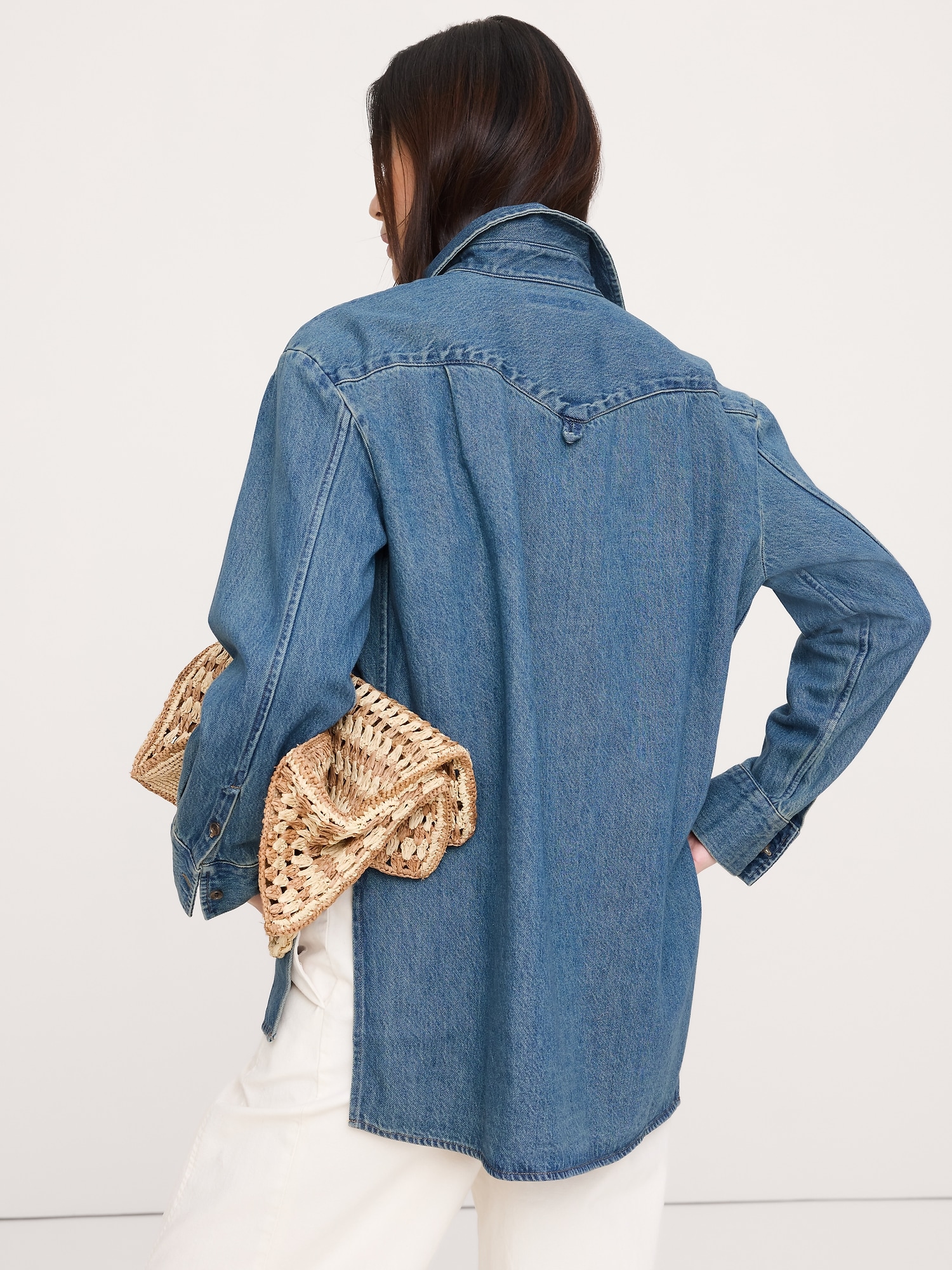 Image number 2 showing, Denim Shirt Jacket