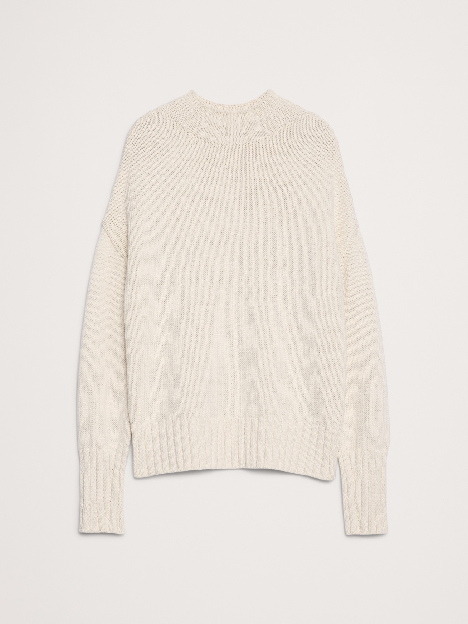 Image number 5 showing, Chunky Cotton Tunic Sweater