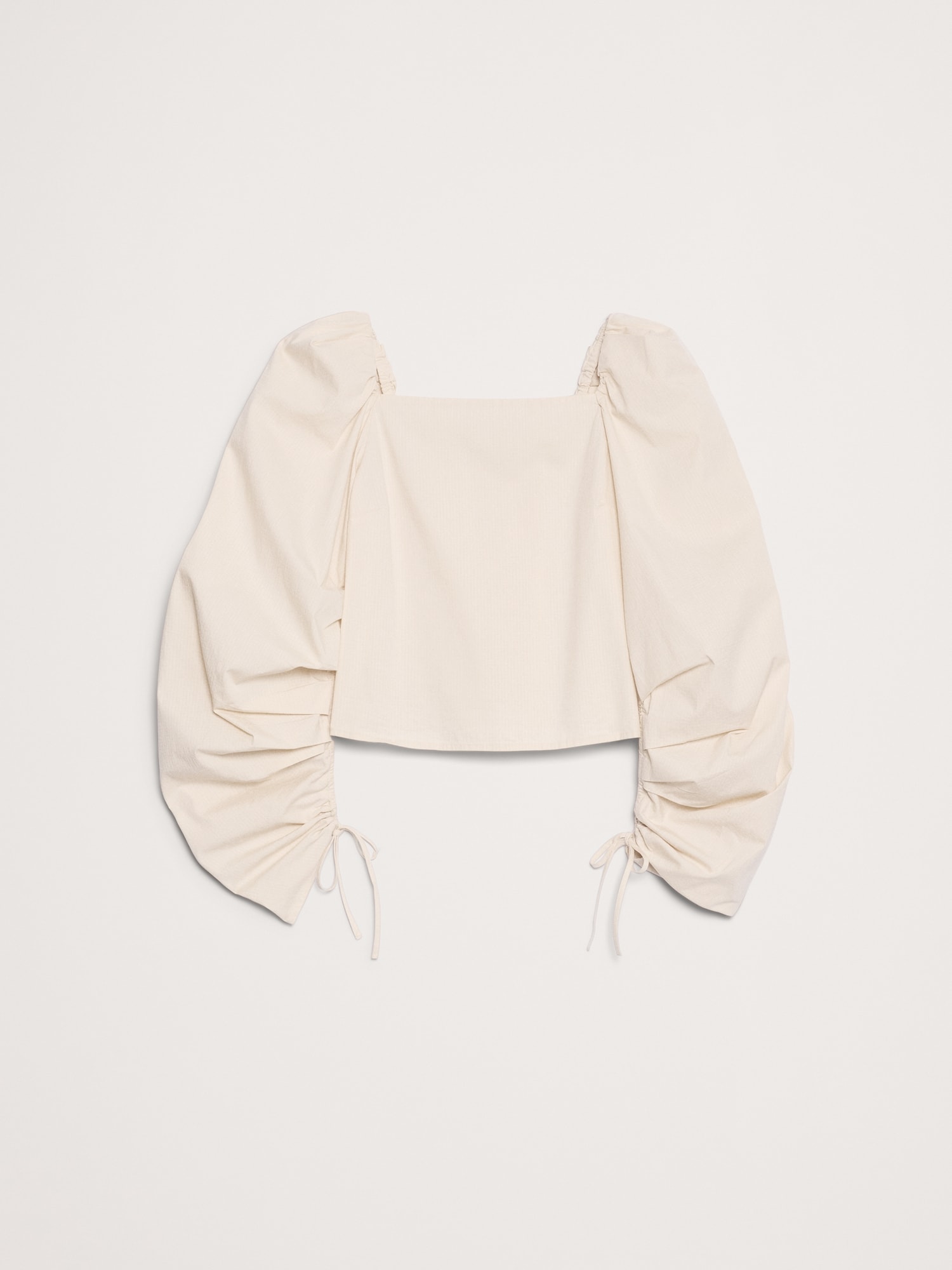 L'image numéro 4 présente Haut en coton extensible à encolure carrée