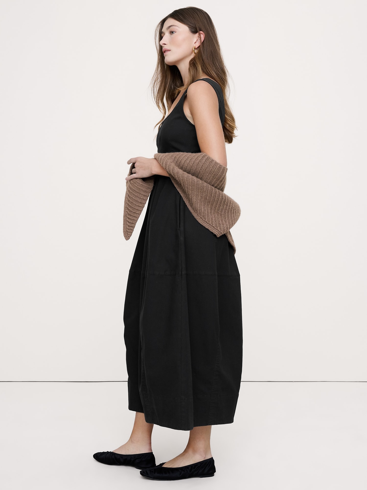 Image number 5 showing, Merino-Cotton Triangle Scarf