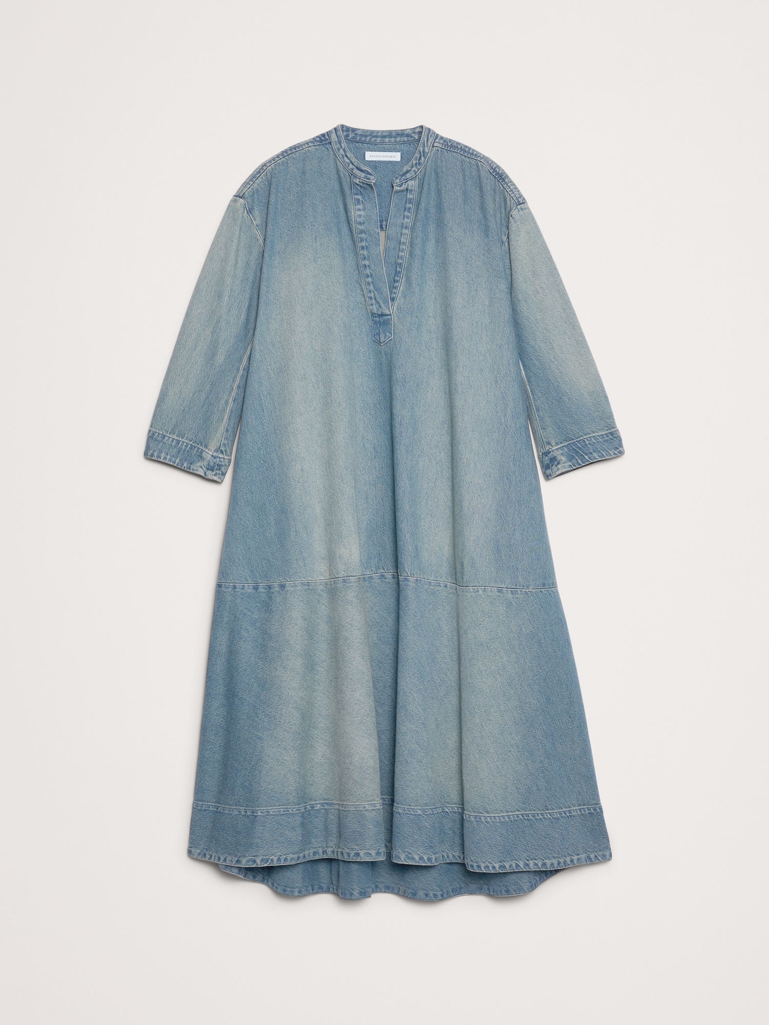 Denim Popover Shirt Dress