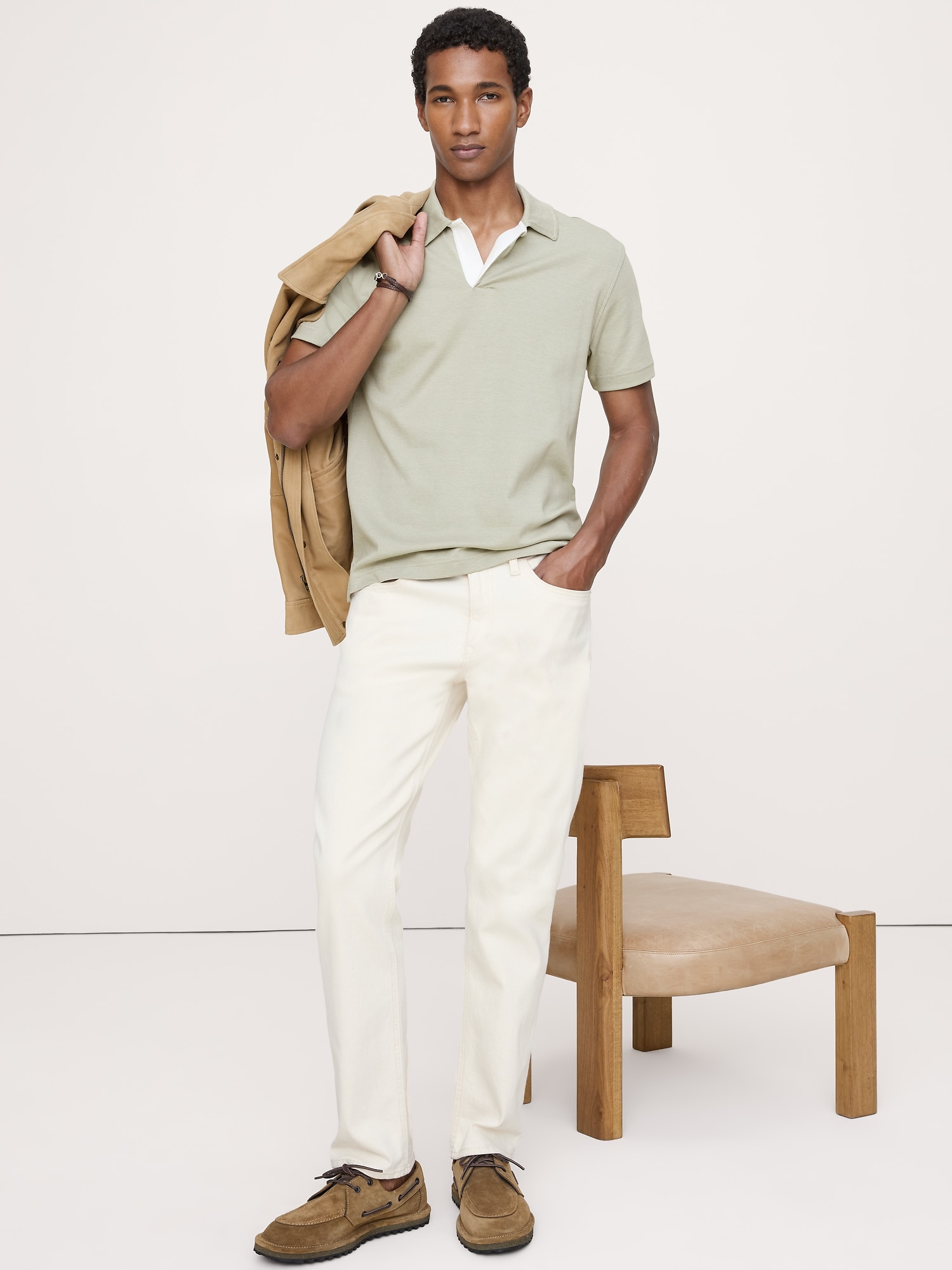 Image number 3 showing, Luxury-Touch Stripe Polo