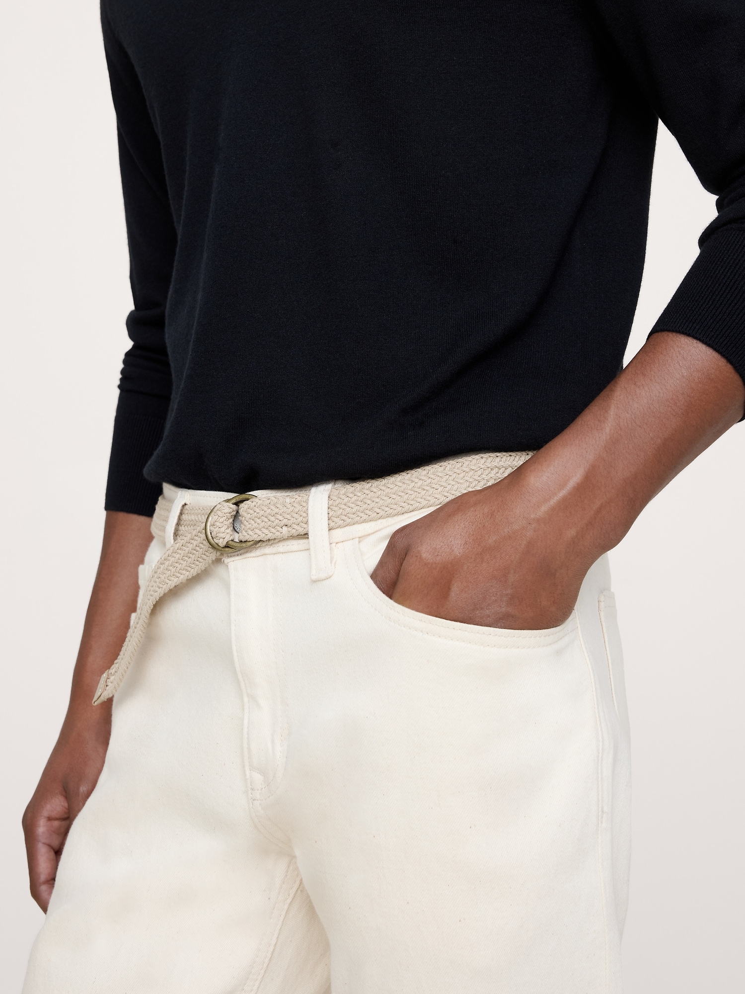 L'image numéro 2 présente Ceinture en coton tressé