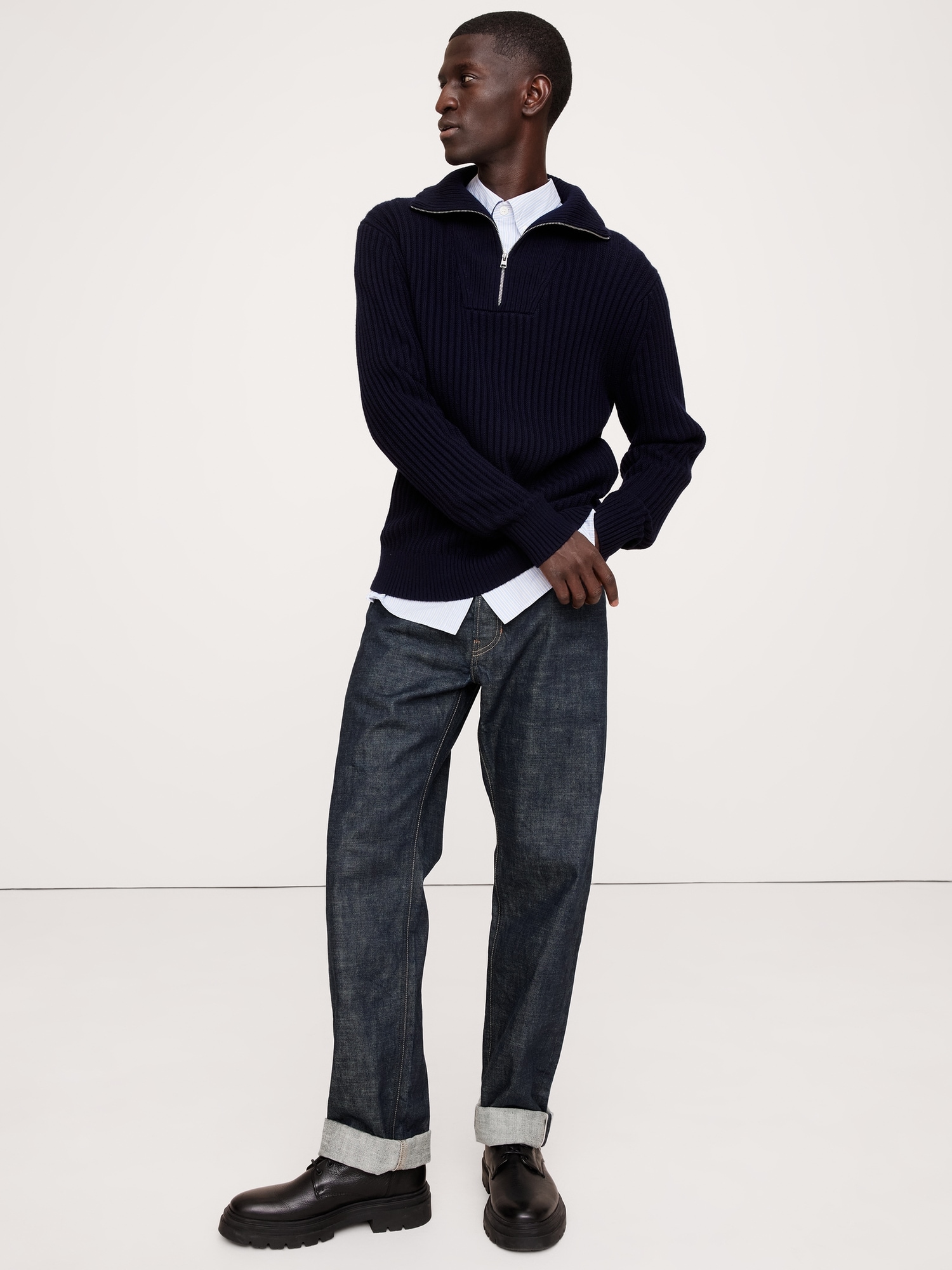 Image number 6 showing, Straight Selvedge Jean