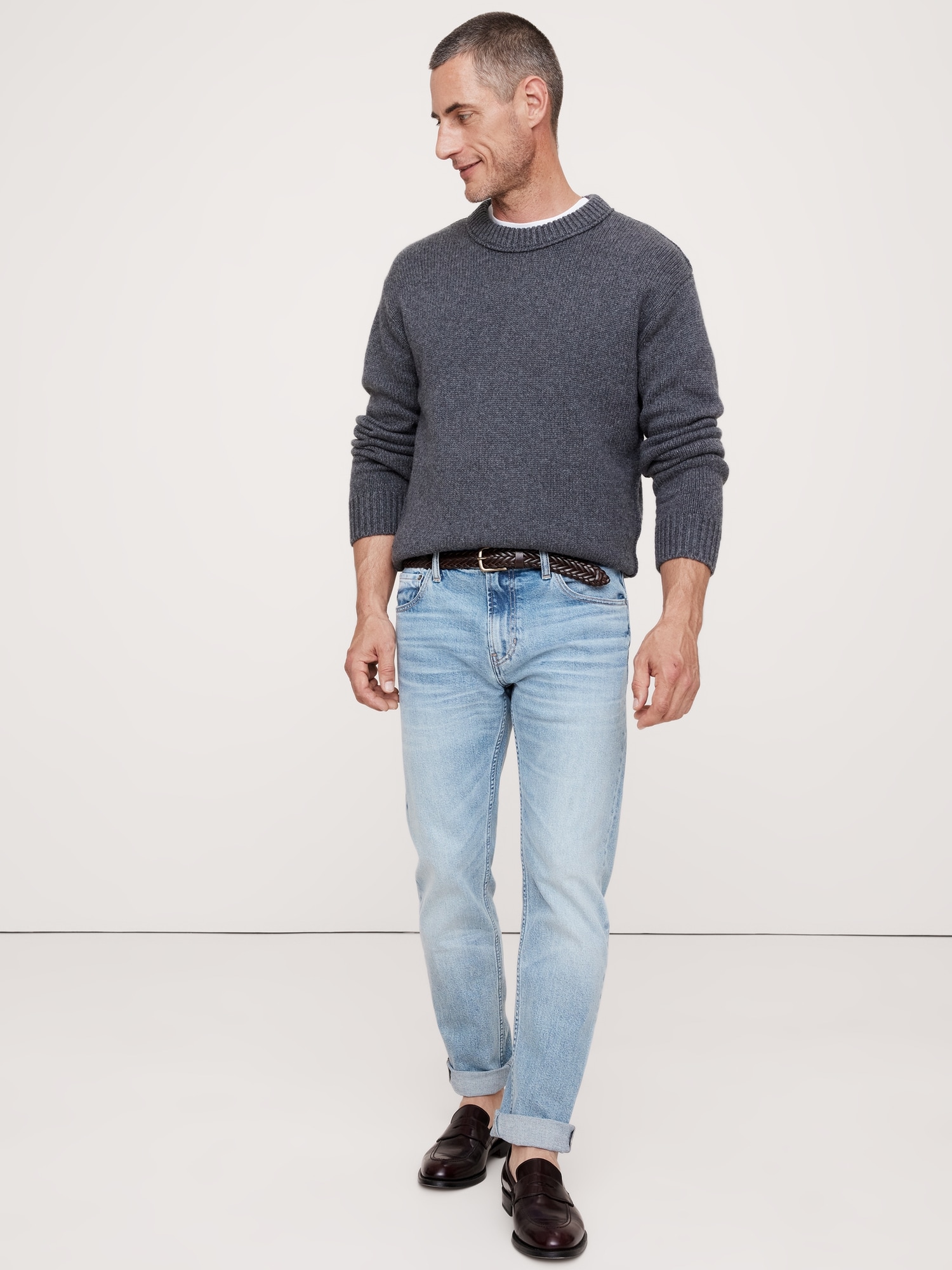 L'image numéro 5 présente Jean authentique coupe étroite