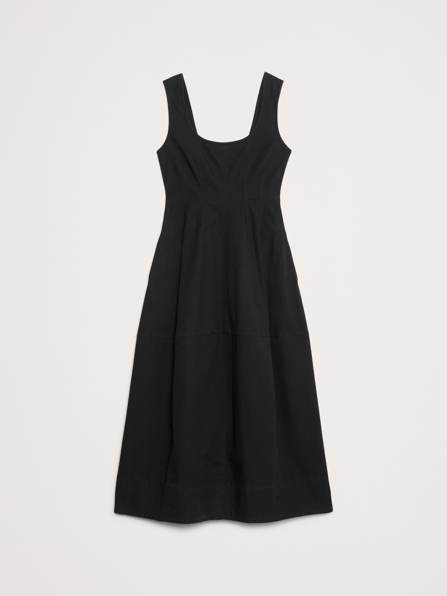 Image number 5 showing, Stretch-Cotton Barrel Midi Dress