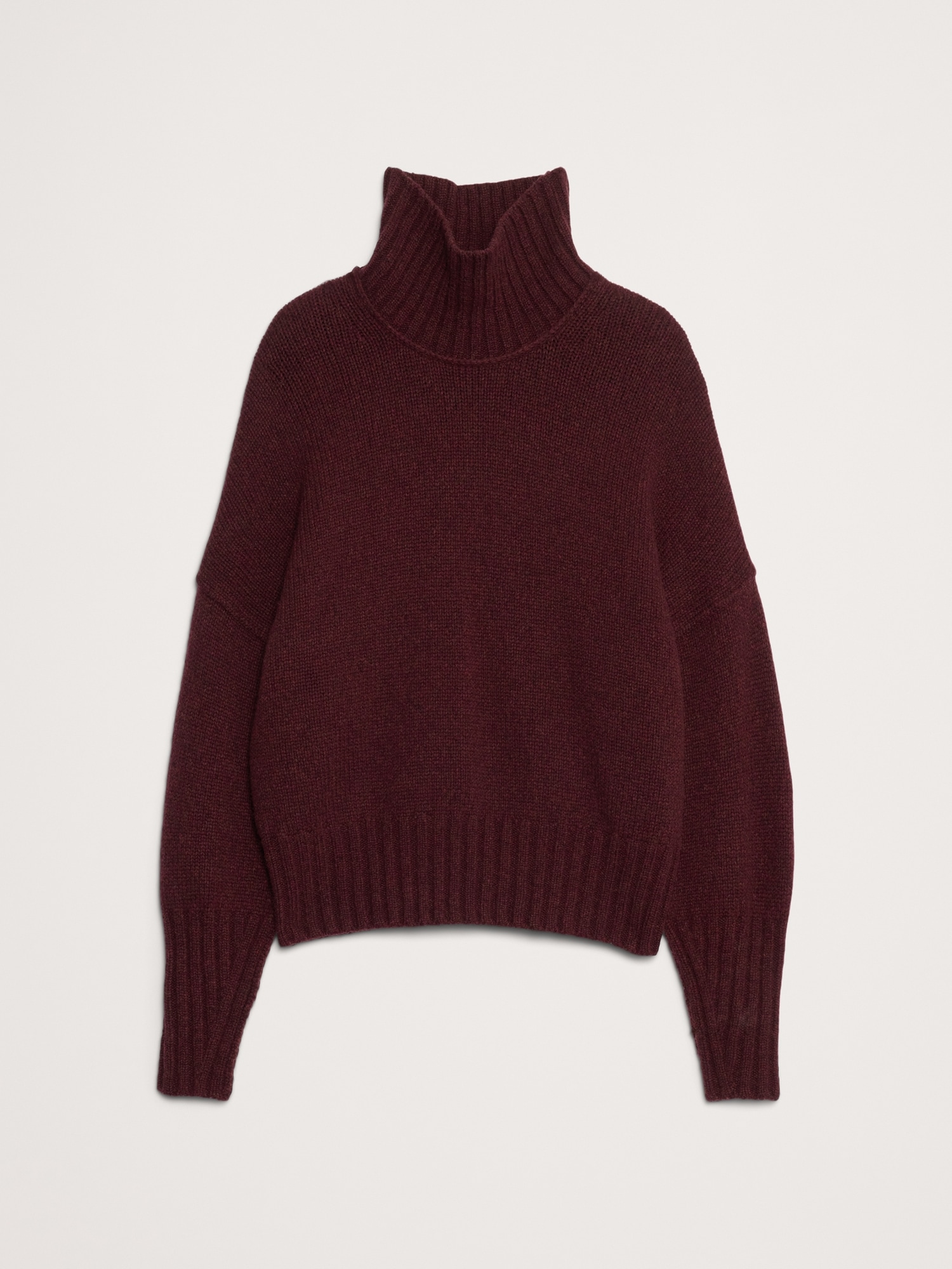 Image number 4 showing, Italian Merino-Blend Turtleneck Sweater