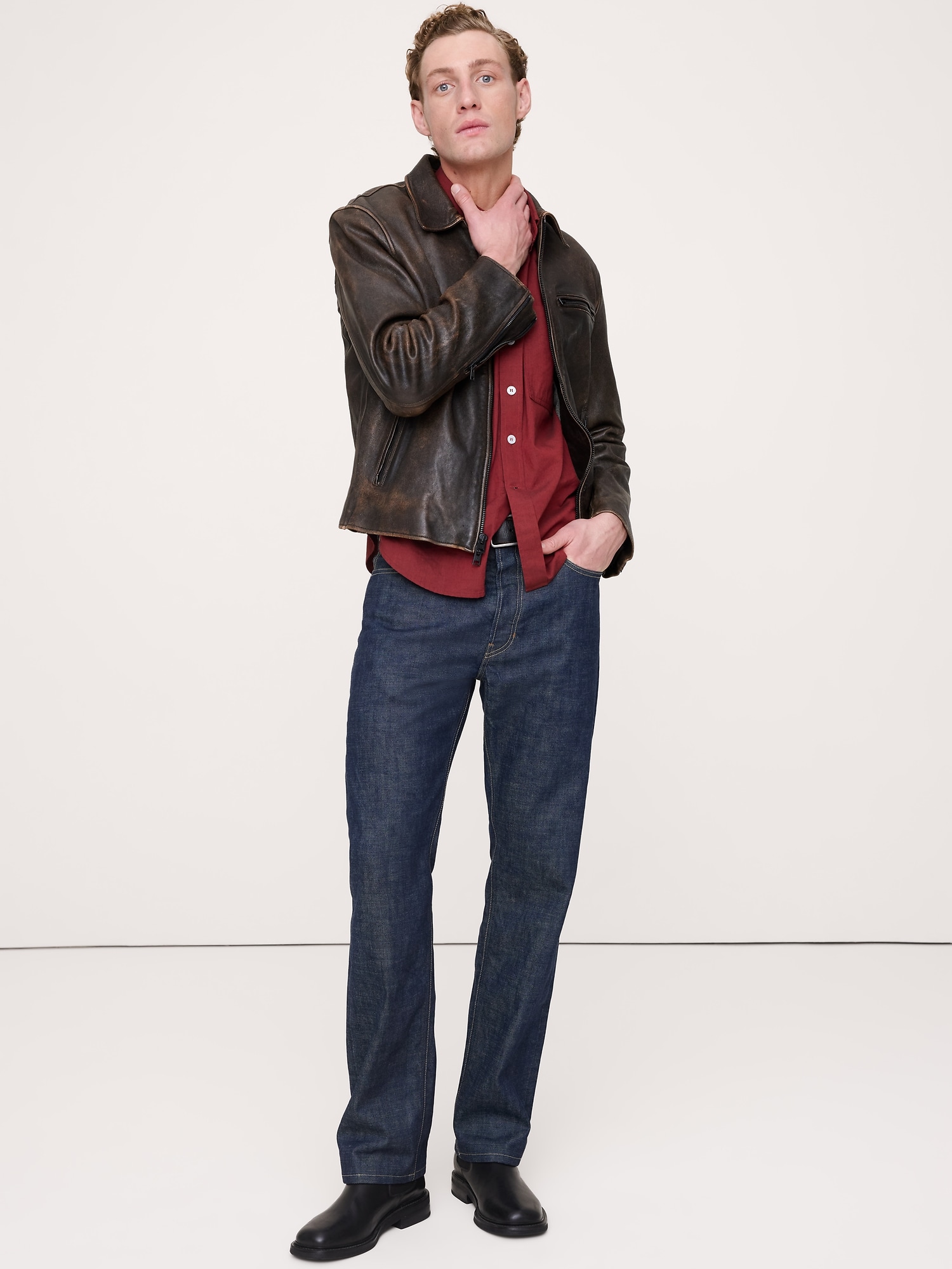 Image number 3 showing, Relaxed-Fit Washed Cotton Poplin Shirt