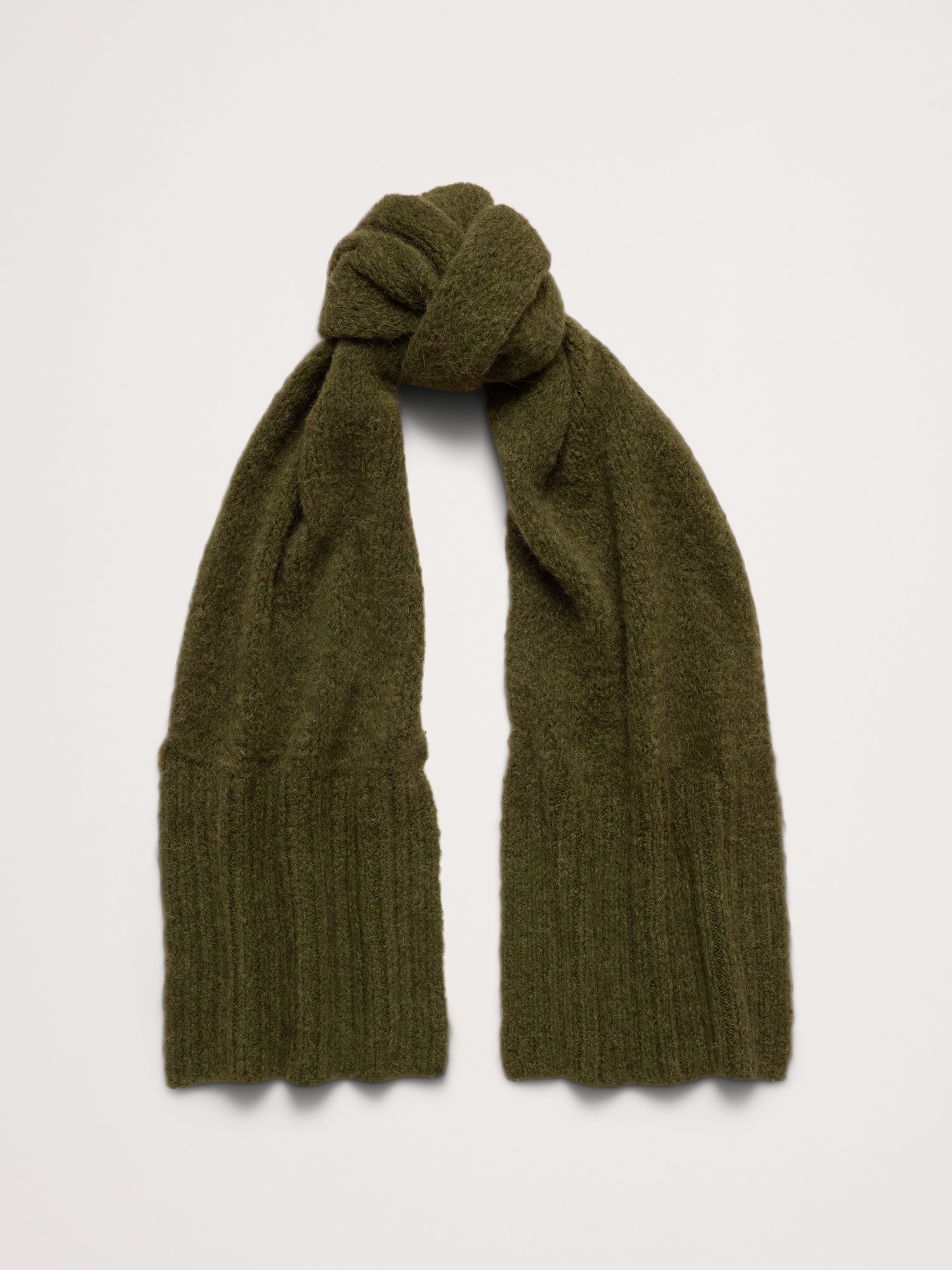 Italian Alpaca-Blend Scarf - Mangrove Tree