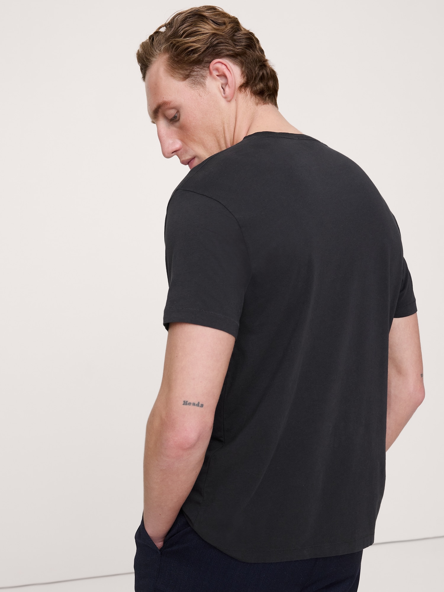 Image number 2 showing, Lightweight Cotton Crew-Neck T-Shirt