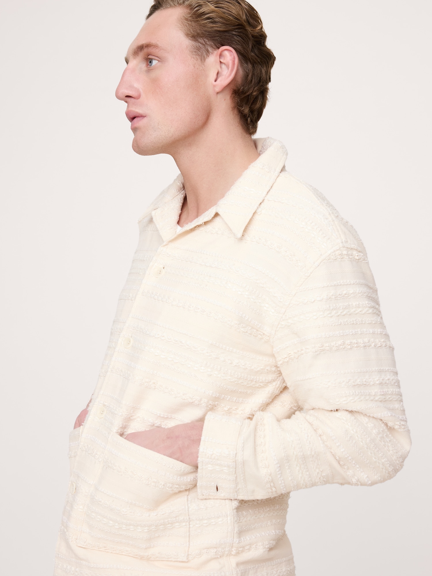 Image number 4 showing, Rope Jacquard Overshirt