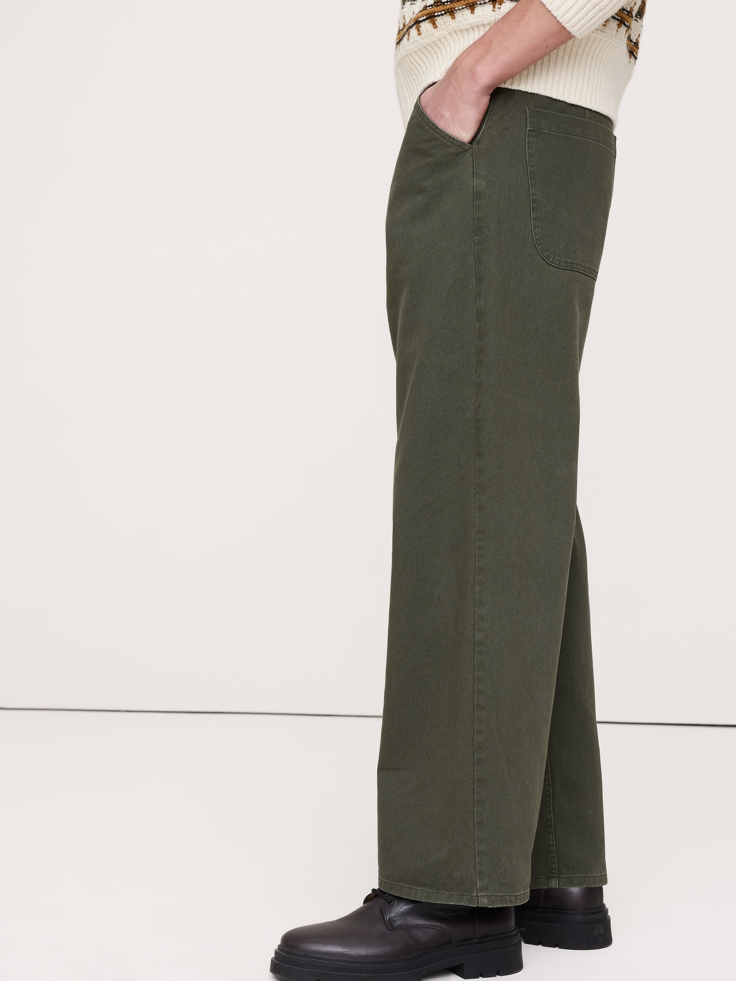 L'image numéro 3 présente Chino ample