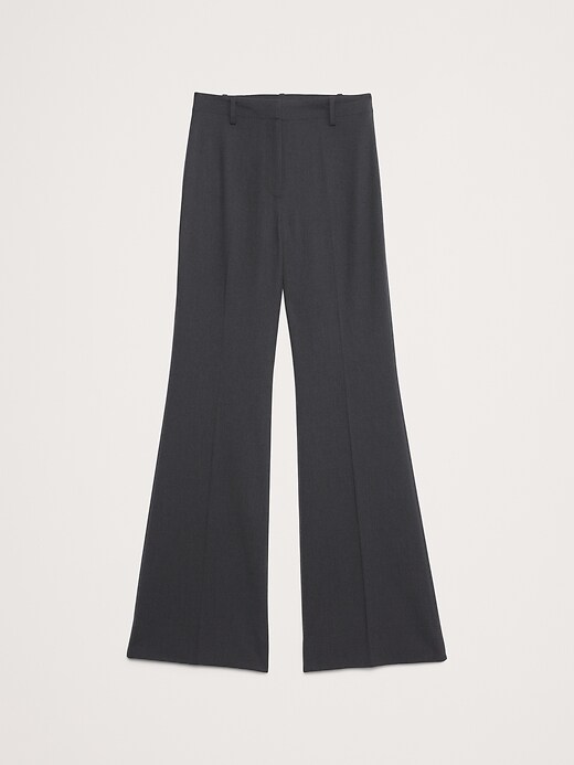 Ultra High-Rise Flare Italian Lightweight Wool Pant | Banana Republic