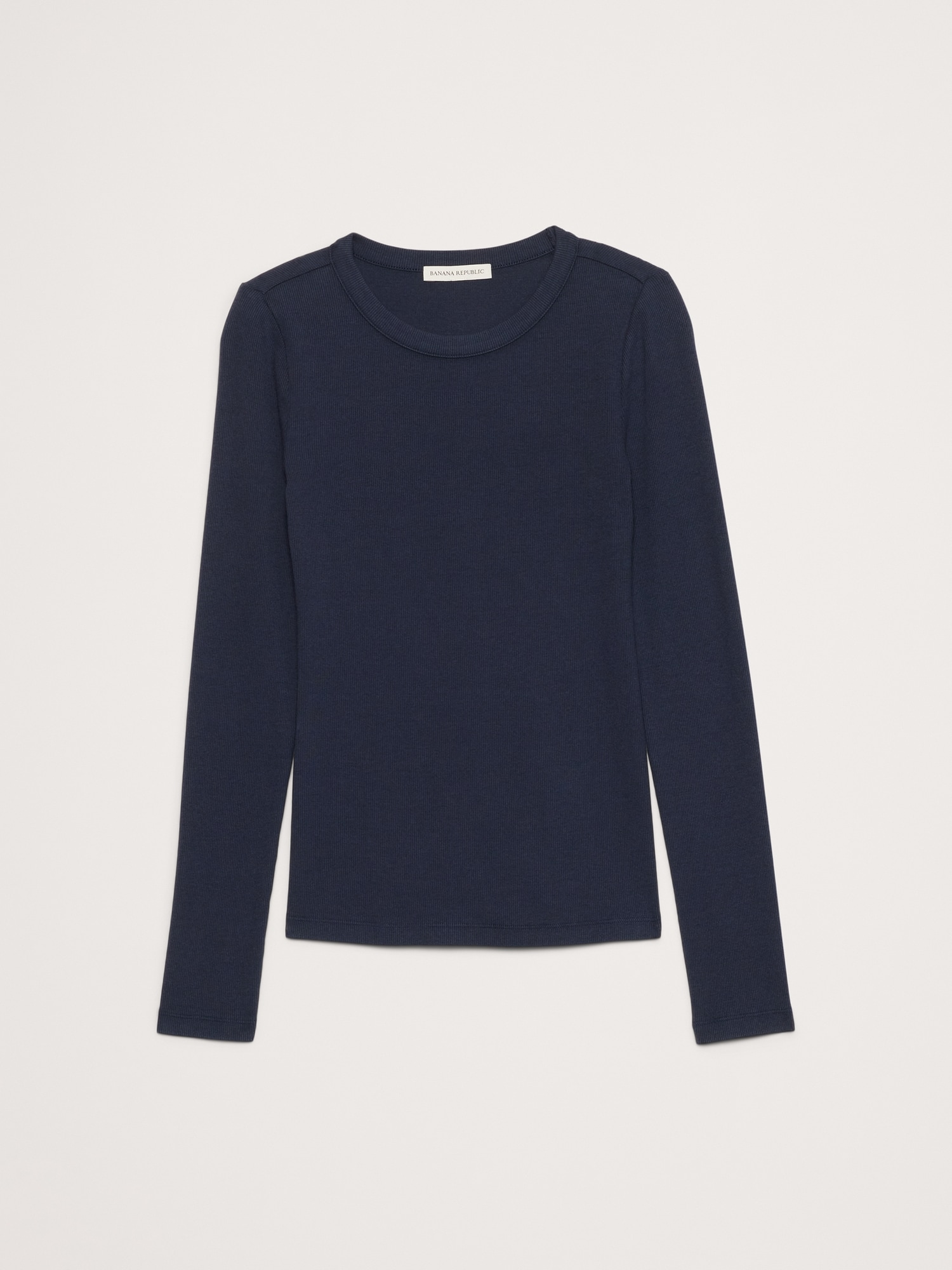 Image number 7 showing, Ribbed Crew-Neck T-Shirt