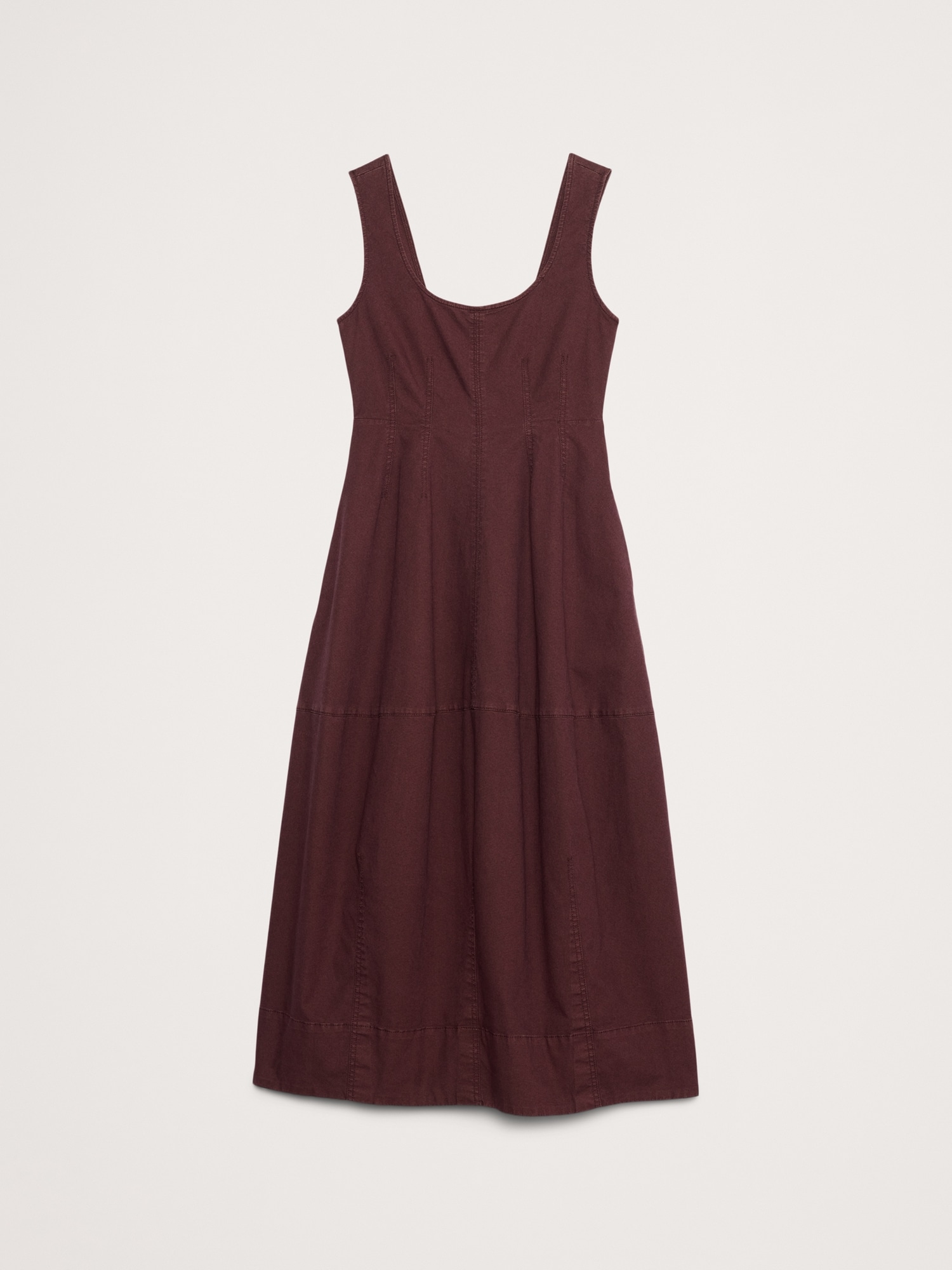 Image number 8 showing, Stretch-Cotton Barrel Midi Dress