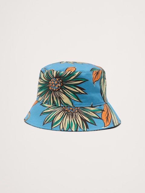 CHAPEAU CLOCHE EN TOILE DE COTON AVEC POCHE