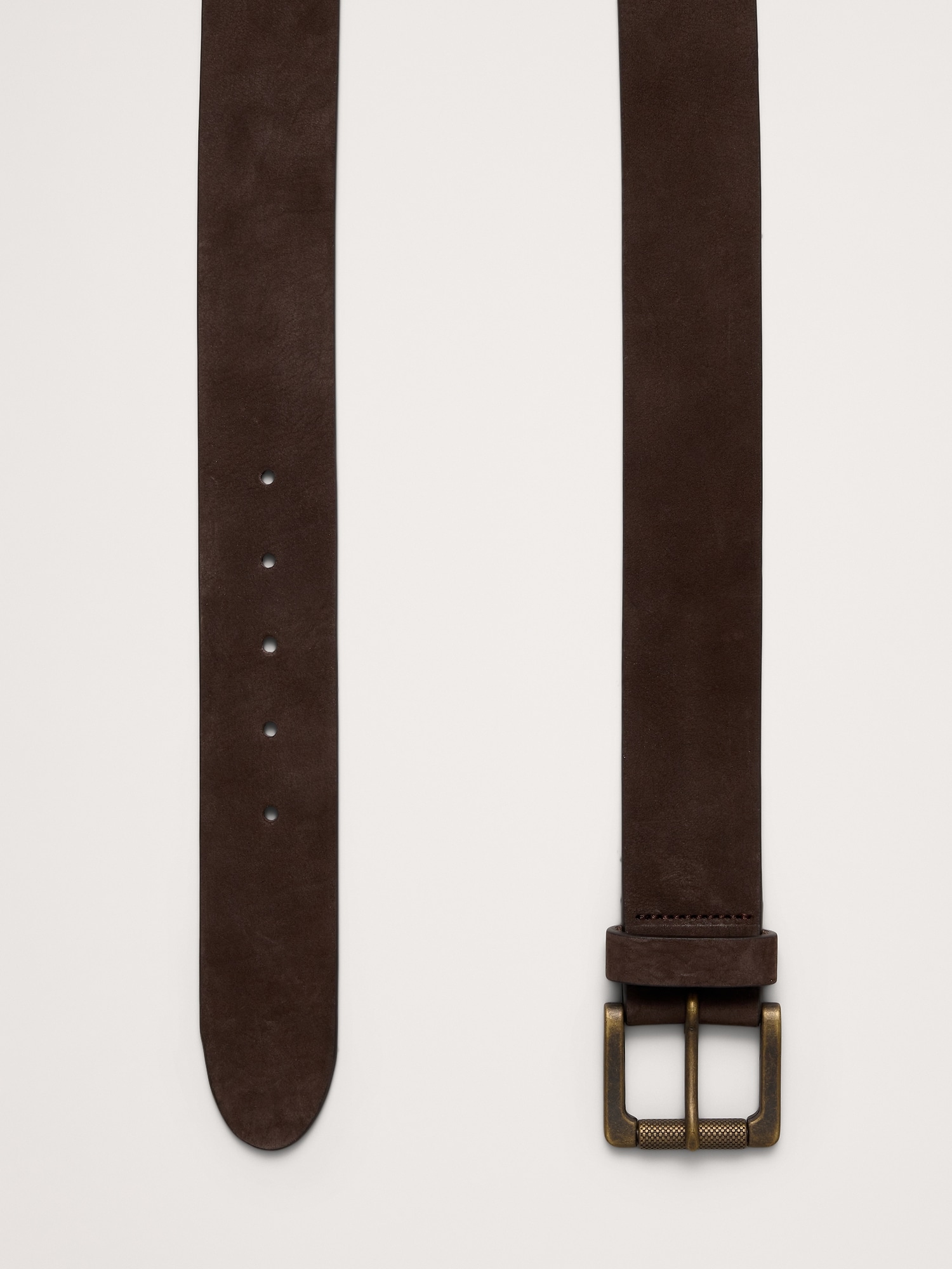 Image number 3 showing, Burnished Nubuck Leather Belt