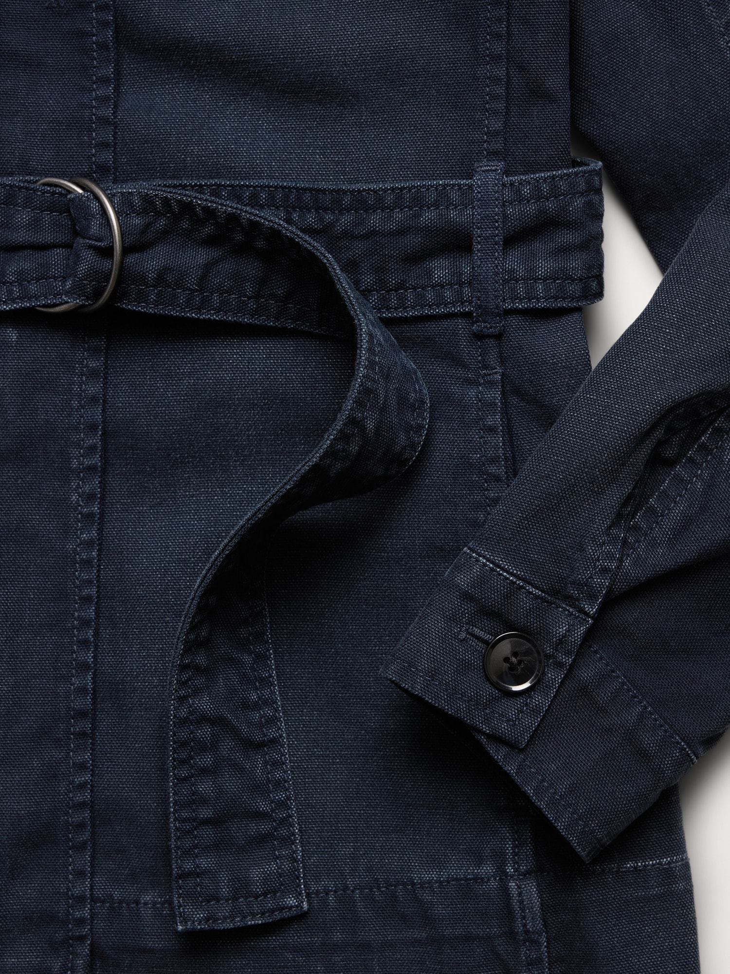 L'image numéro 6 présente Veste-chemise en toile de coton