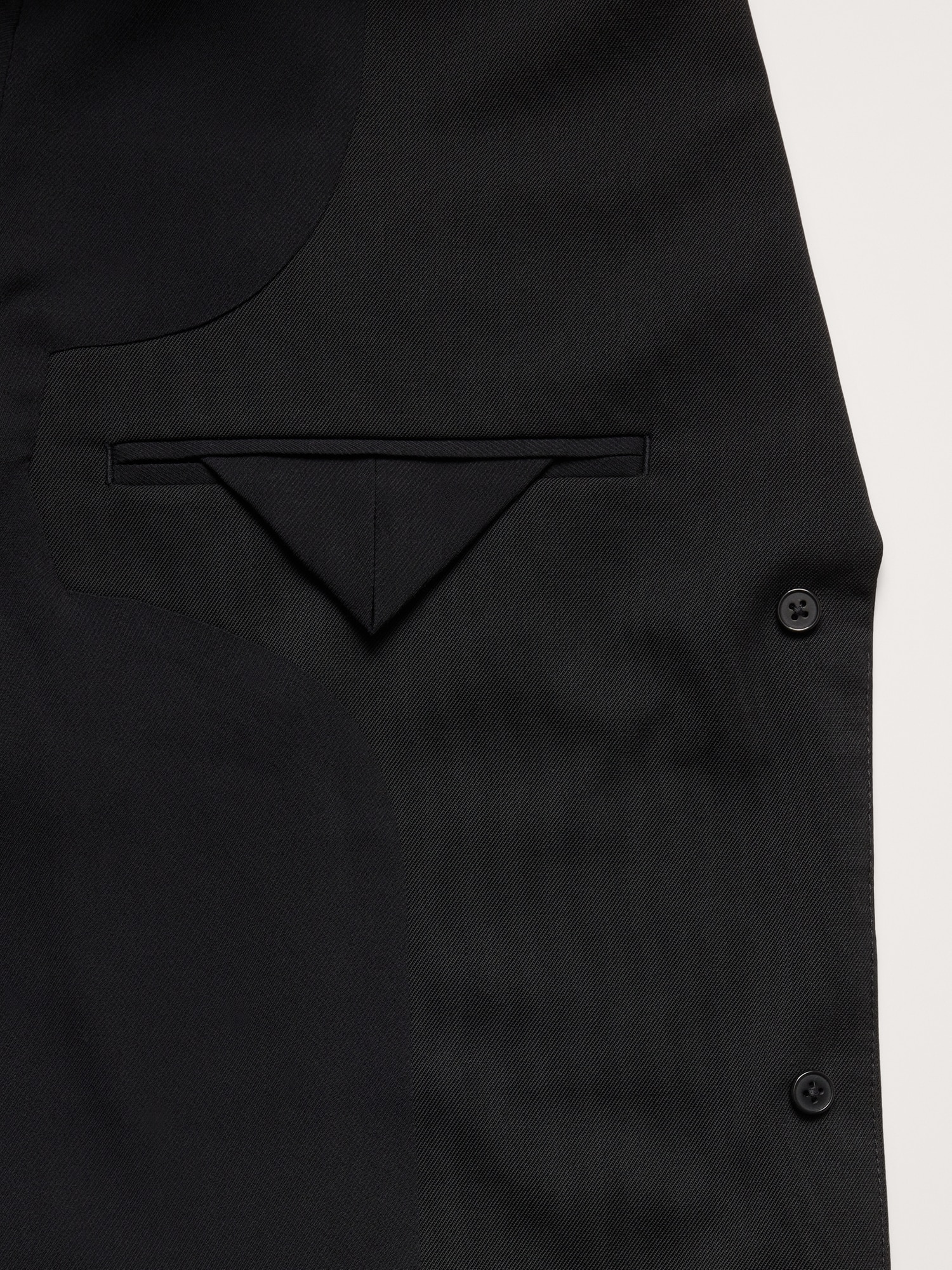 L'image numéro 6 présente Blazer surdimensionné en sergé