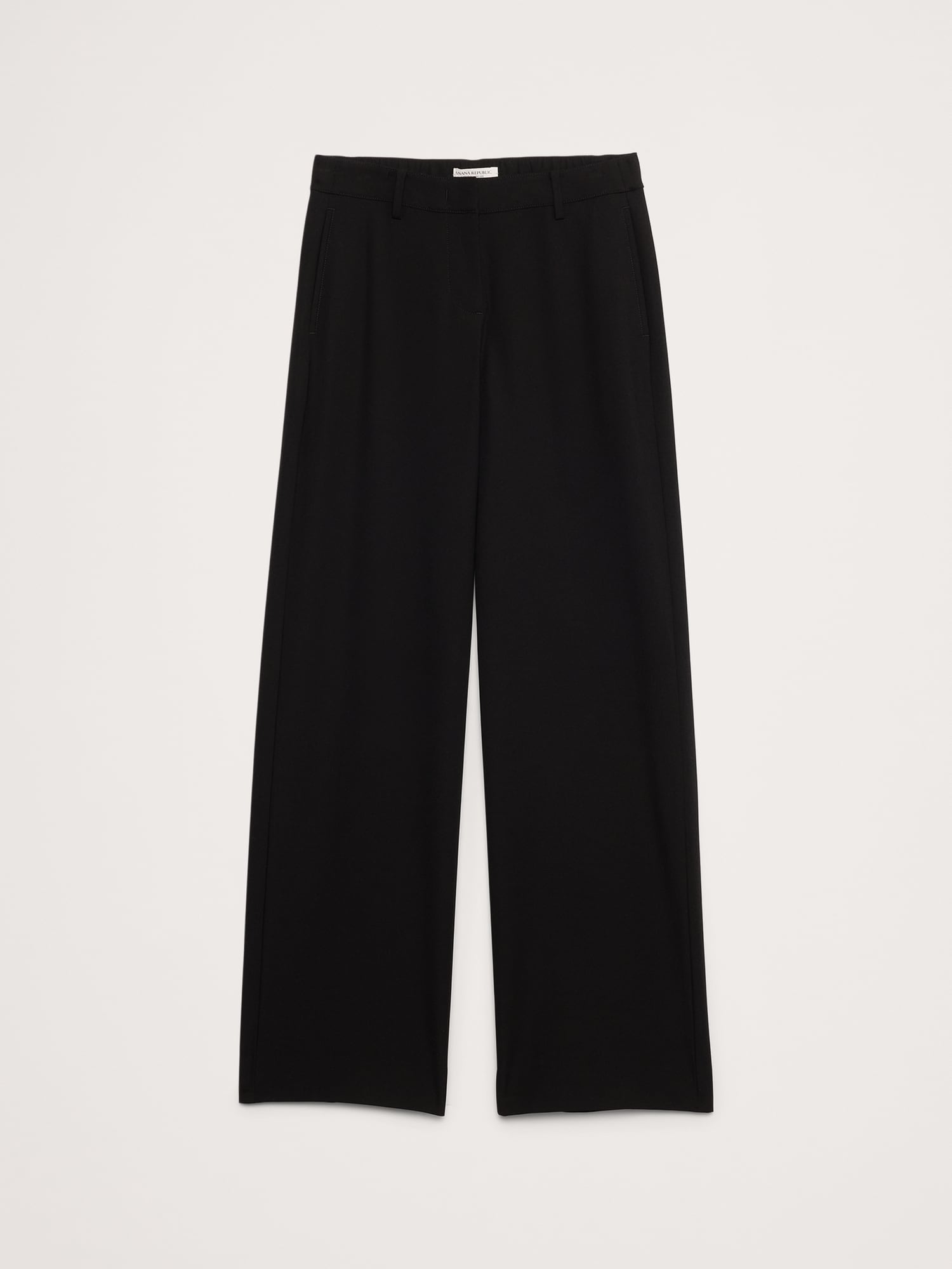 L'image numéro 4 présente Le pantalon à jambe large de tous les jours en tissu urbain extensible