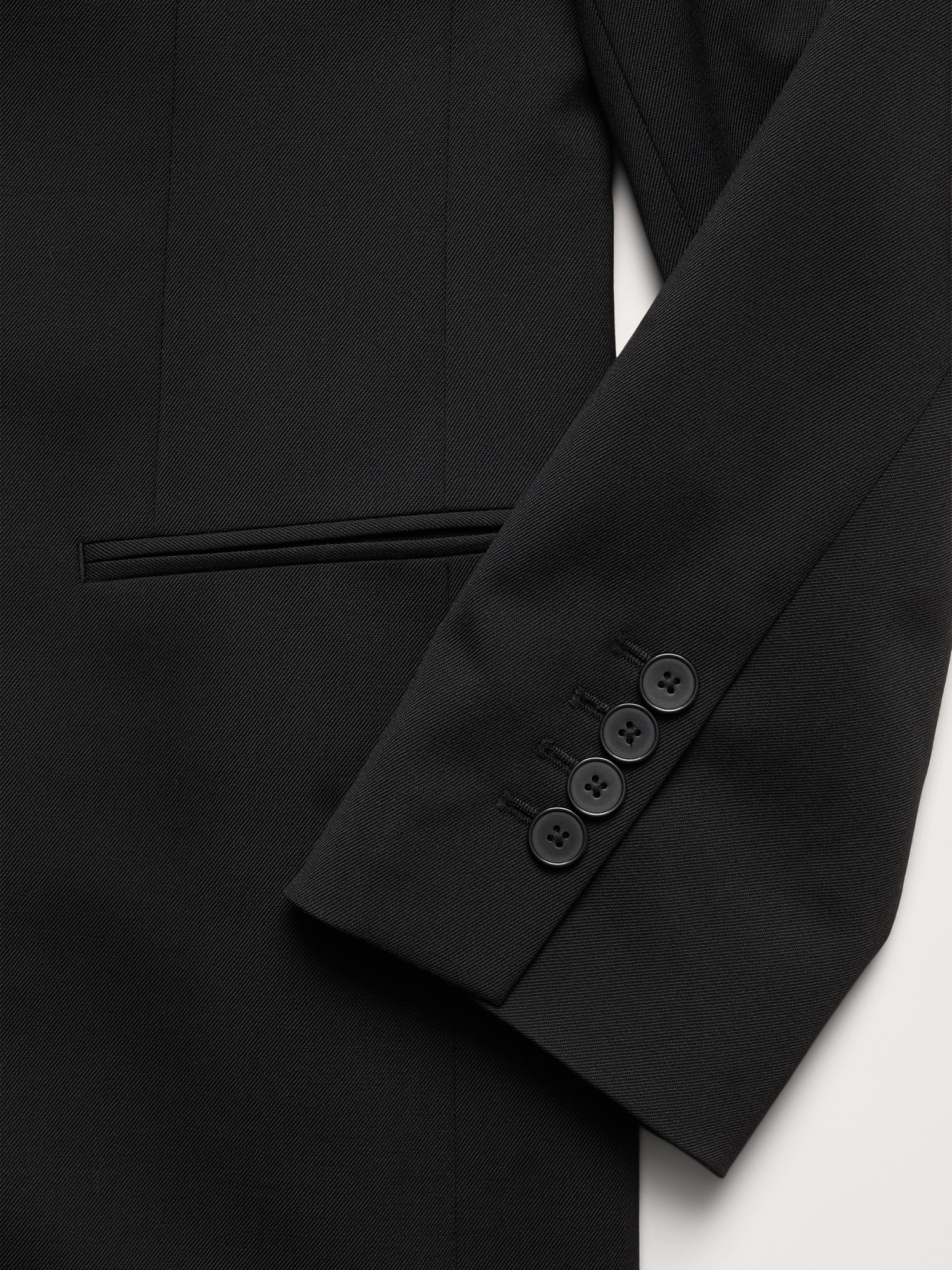 L'image numéro 7 présente Blazer surdimensionné en sergé