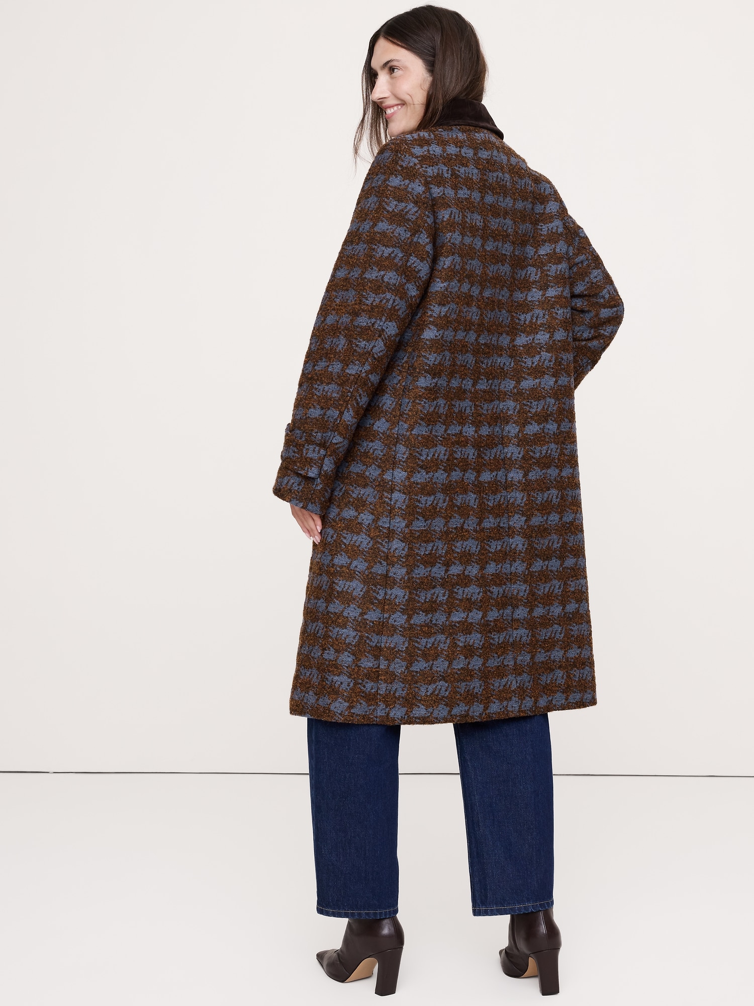 Image number 2 showing, Italian Jacquard Overcoat