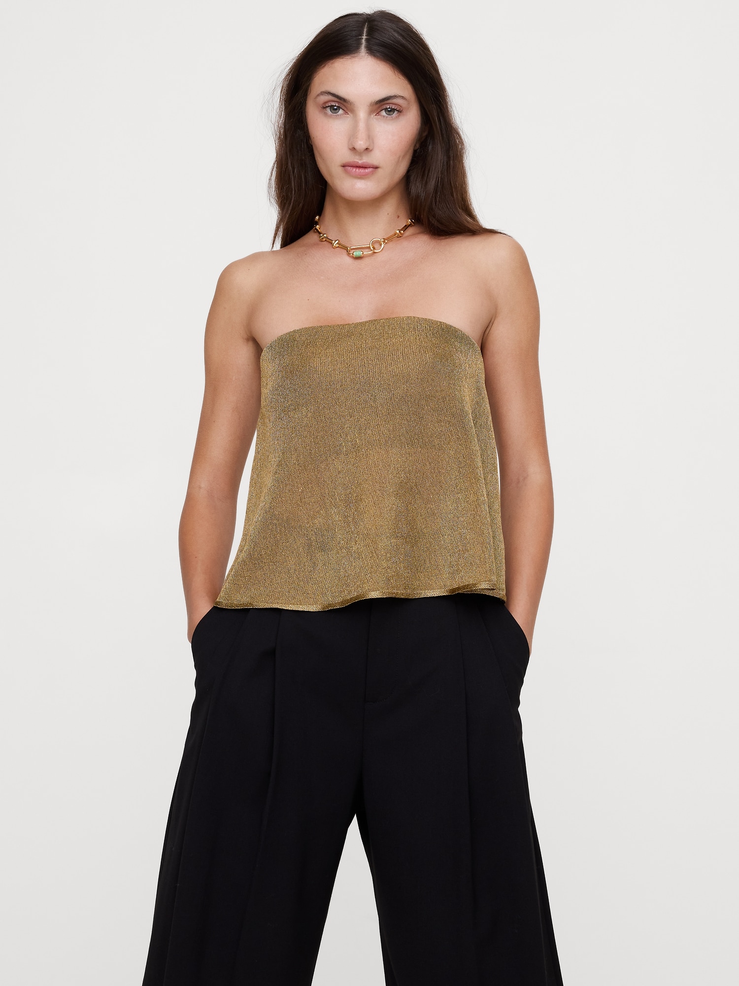 Image number 2 showing, Carabiner Chain Necklace