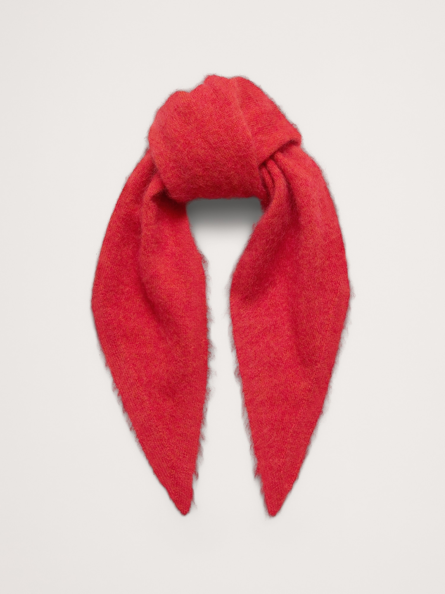 Image number 1 showing, Brushed Wool-Cashmere Triangle Scarf