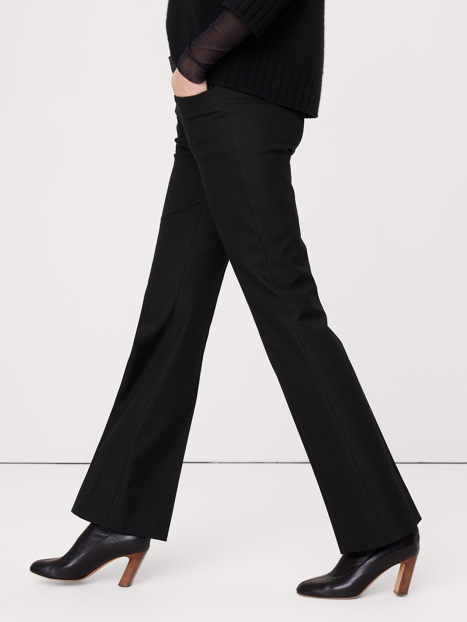 Image number 4 showing, Mid-Rise Slim Bootcut Pant