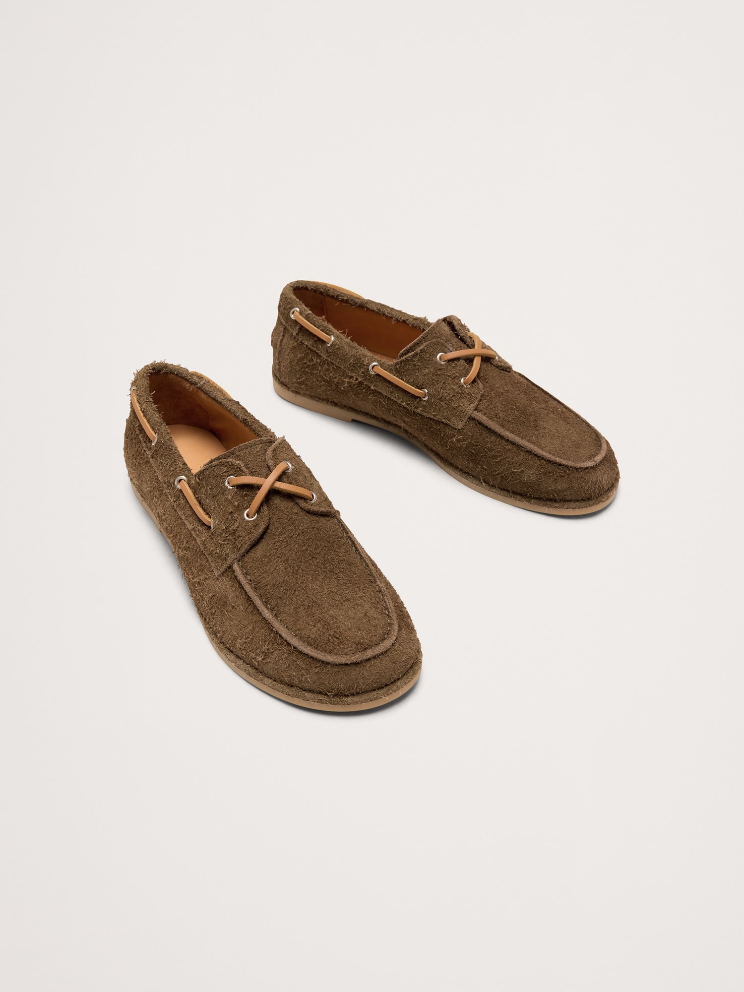 Image number 3 showing, Textured Italian Suede Boat Shoe