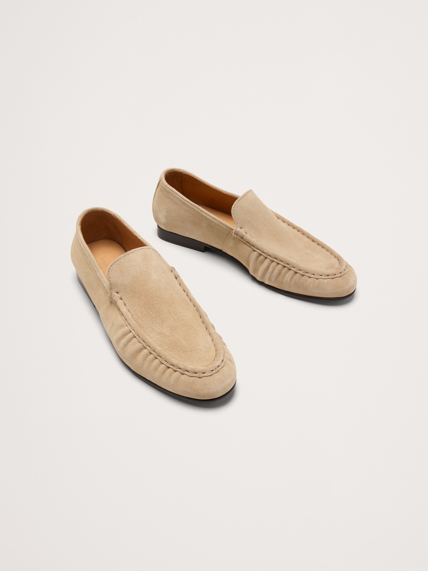 Image number 8 showing, Italian Suede Moc-Toe Loafer