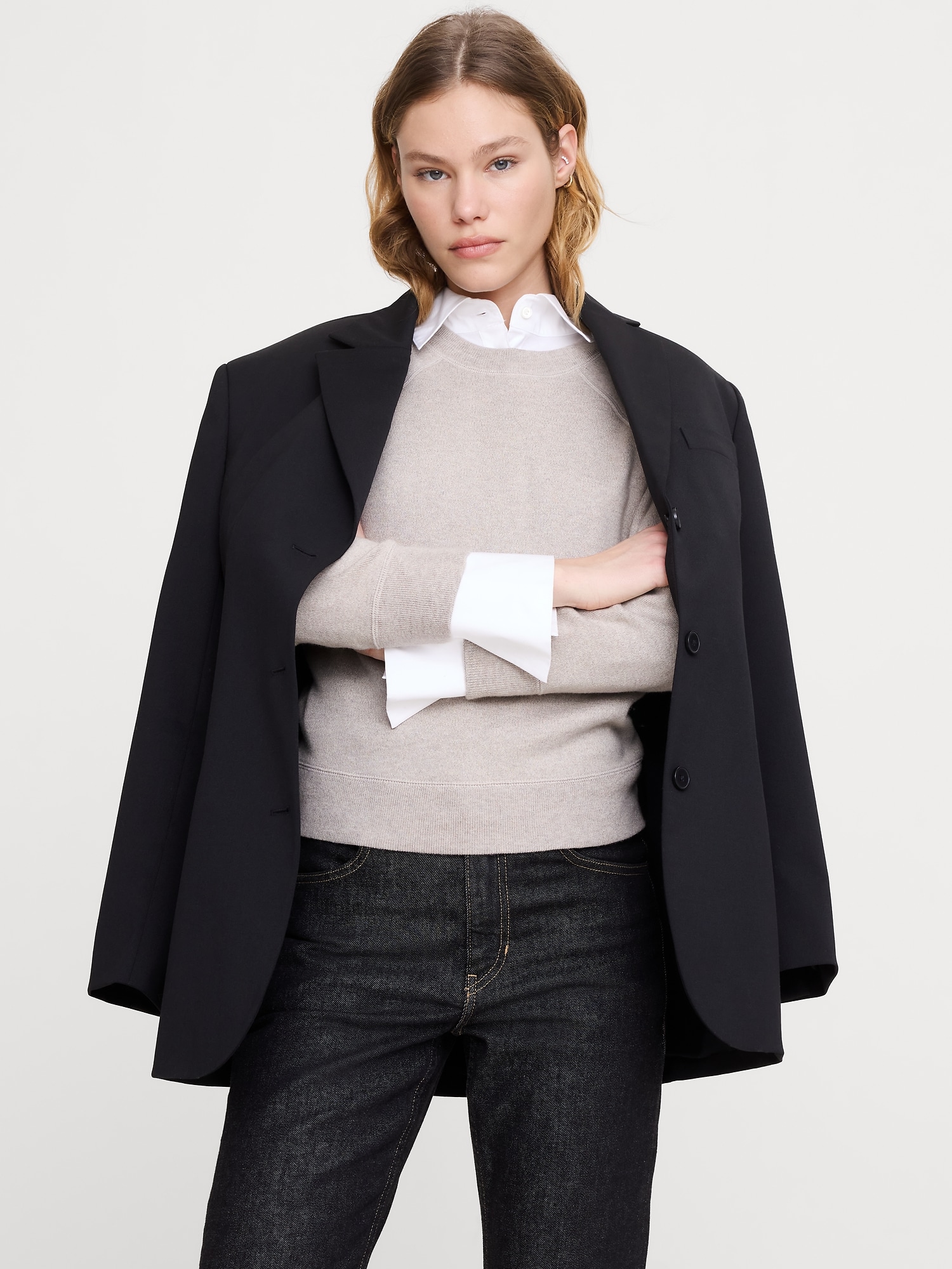 L'image numéro 3 présente Chandail en coton ouaté teint en plongée