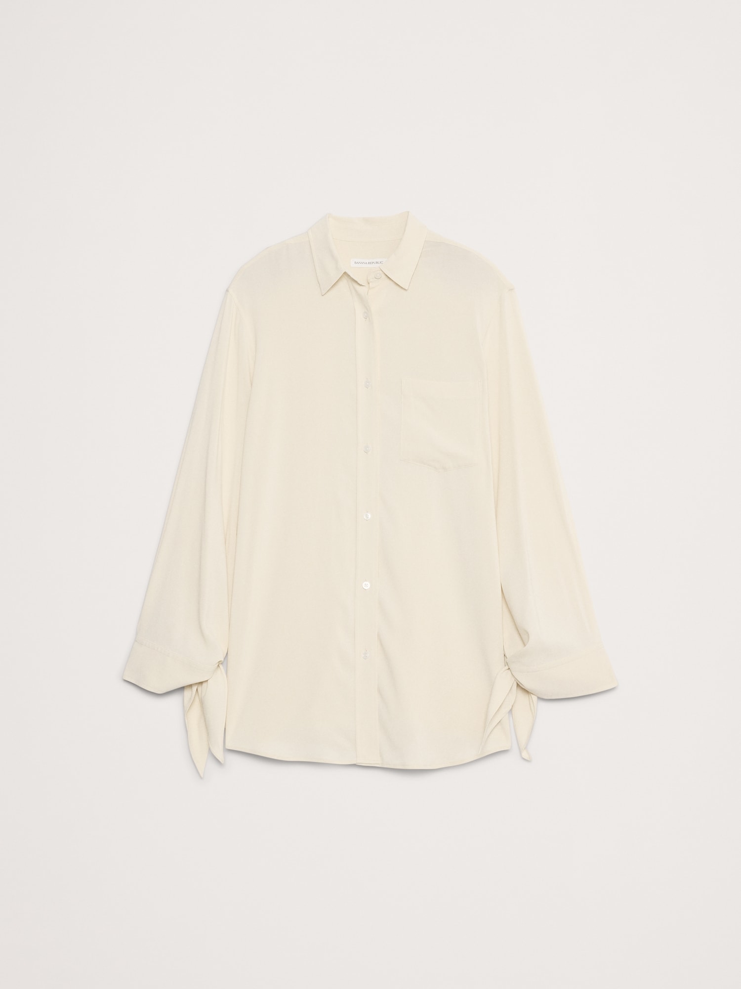 Image number 4 showing, Georgette Tie-Cuff Shirt